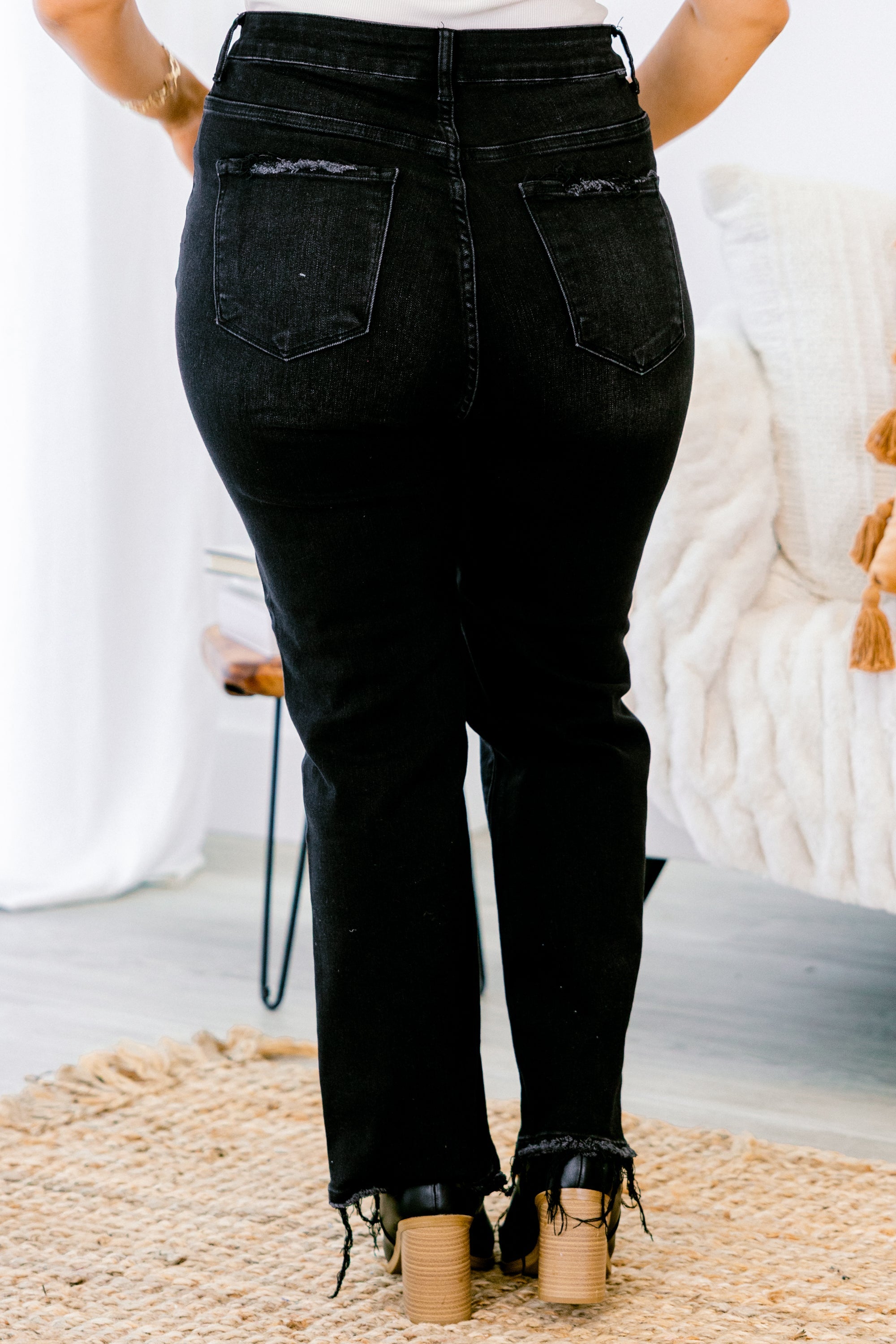 Through The City Jeans, Black