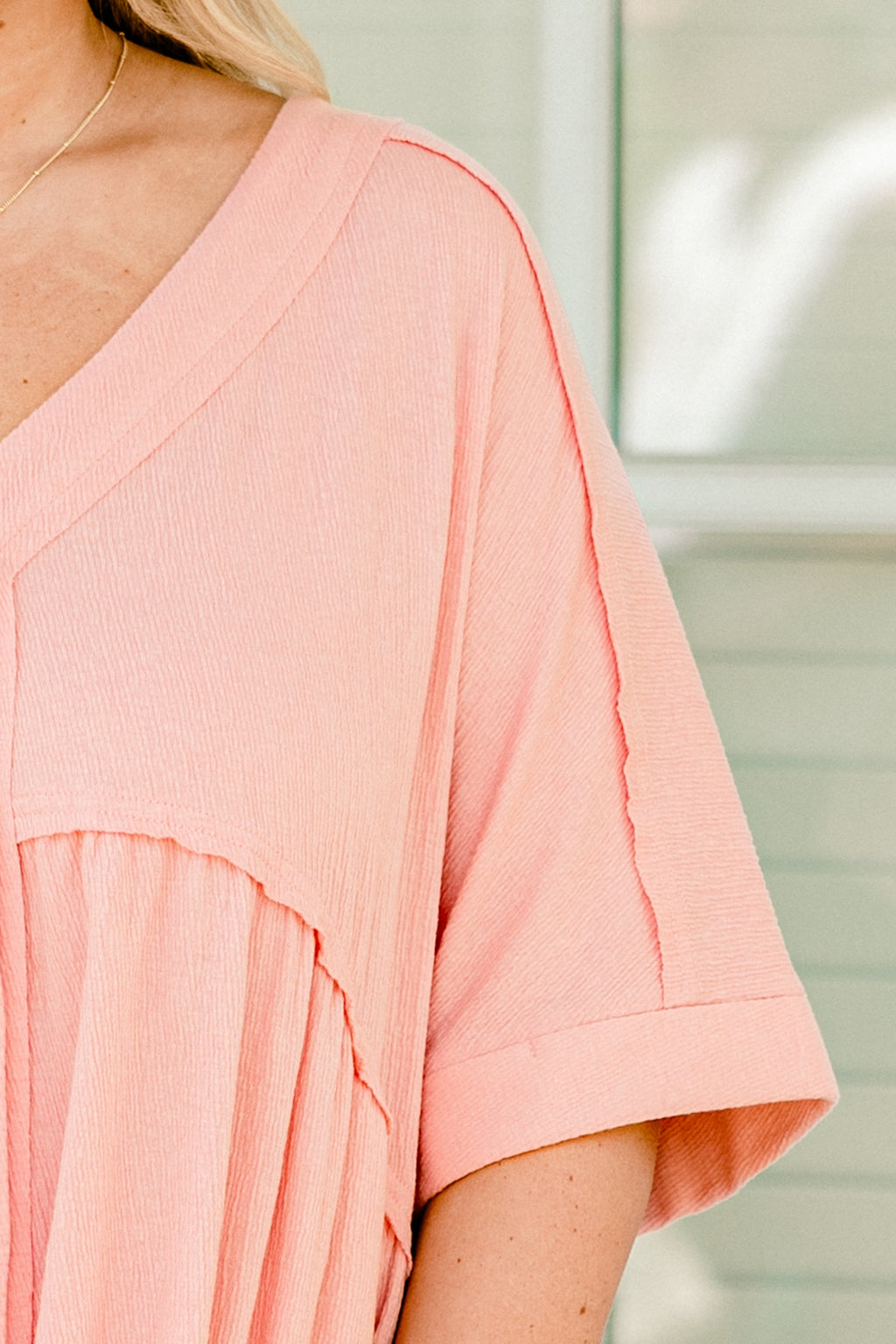 Throw On And Go Romper, Blush