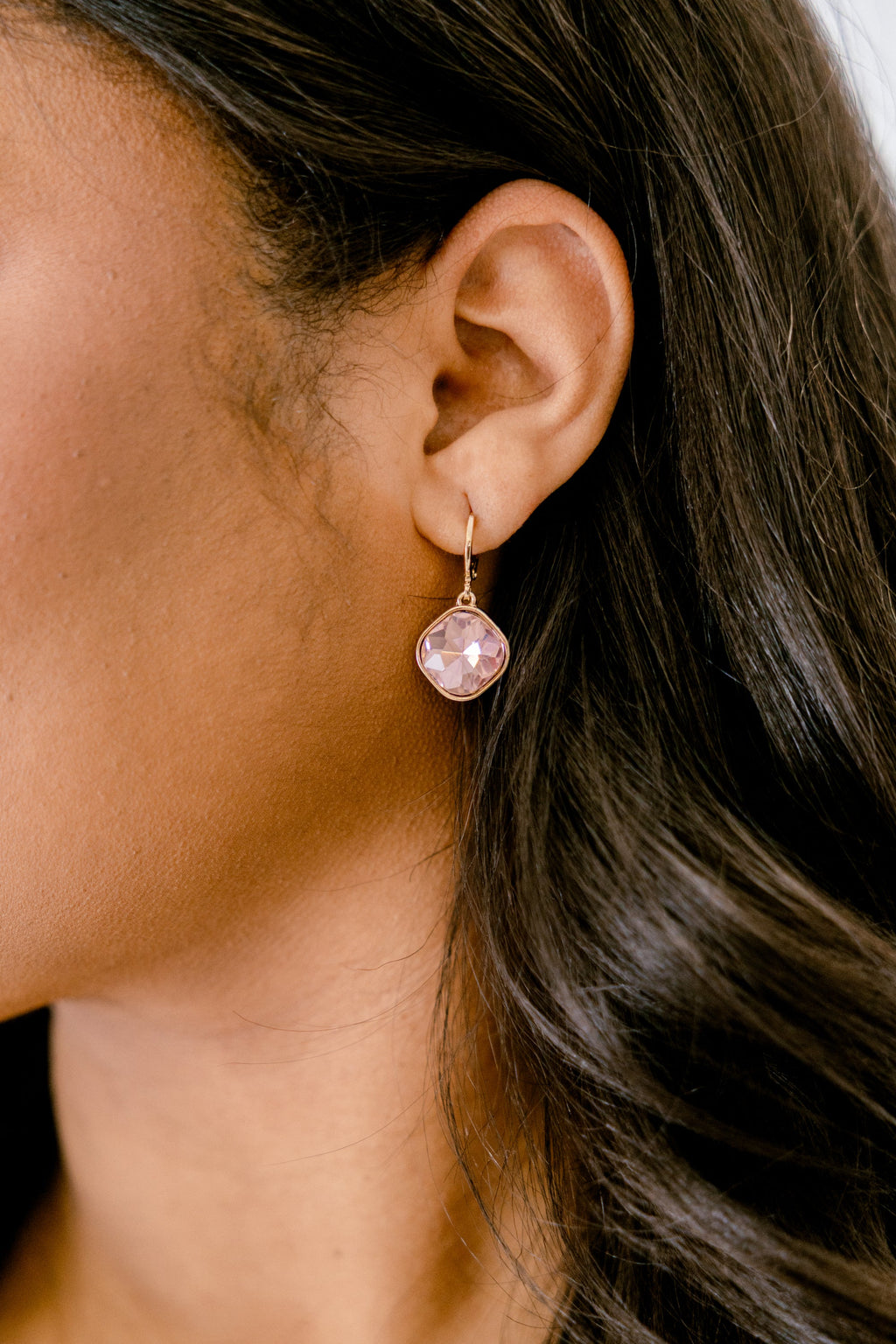 Time And Place Earrings, Pink