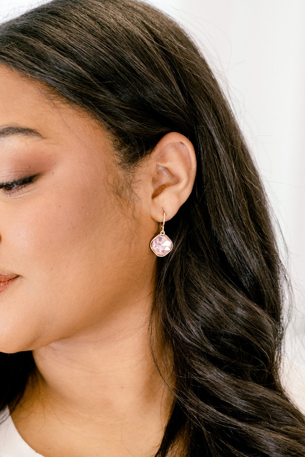 Time And Place Earrings, Pink