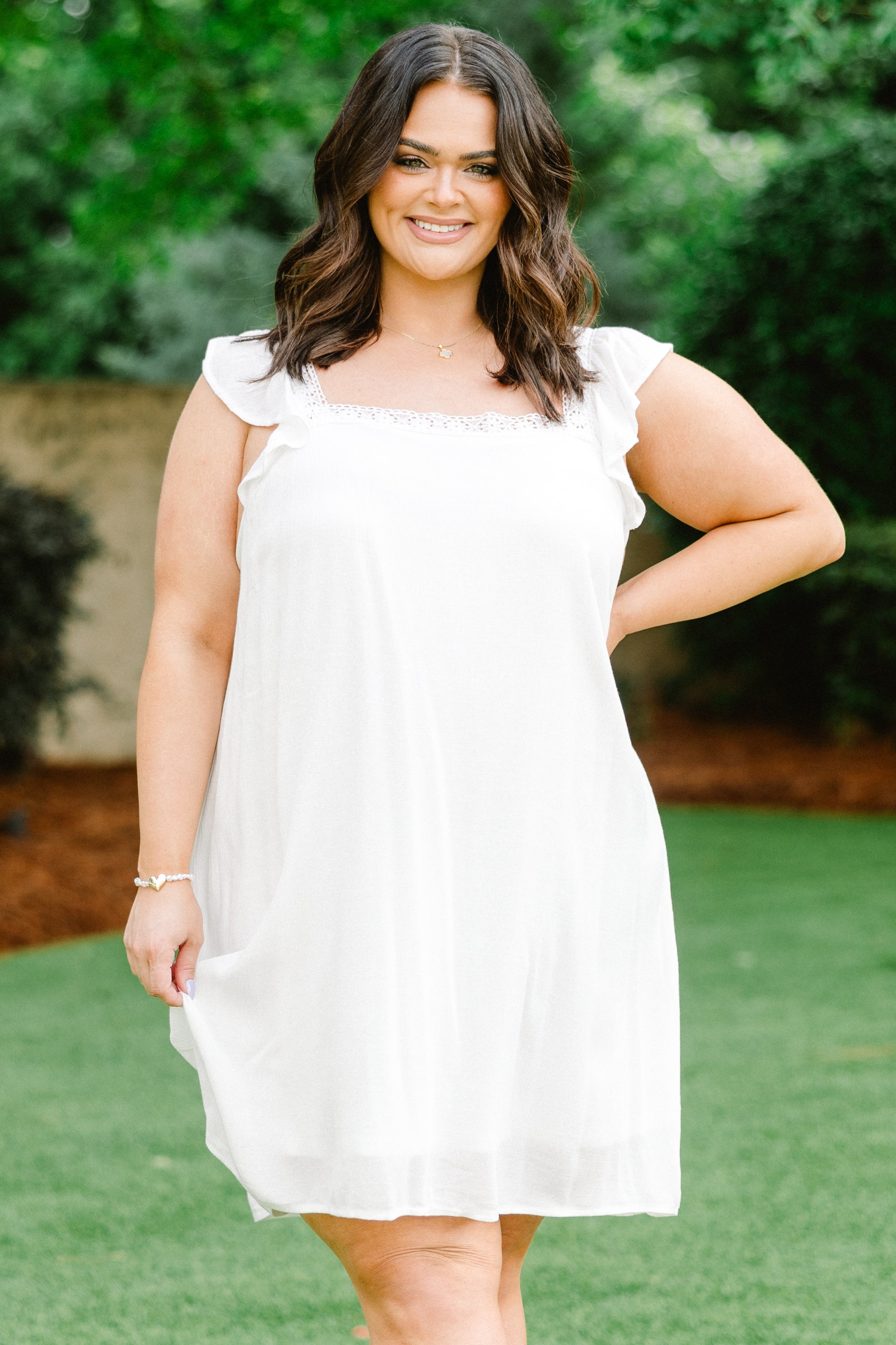 Time Flies By Dress, Ivory