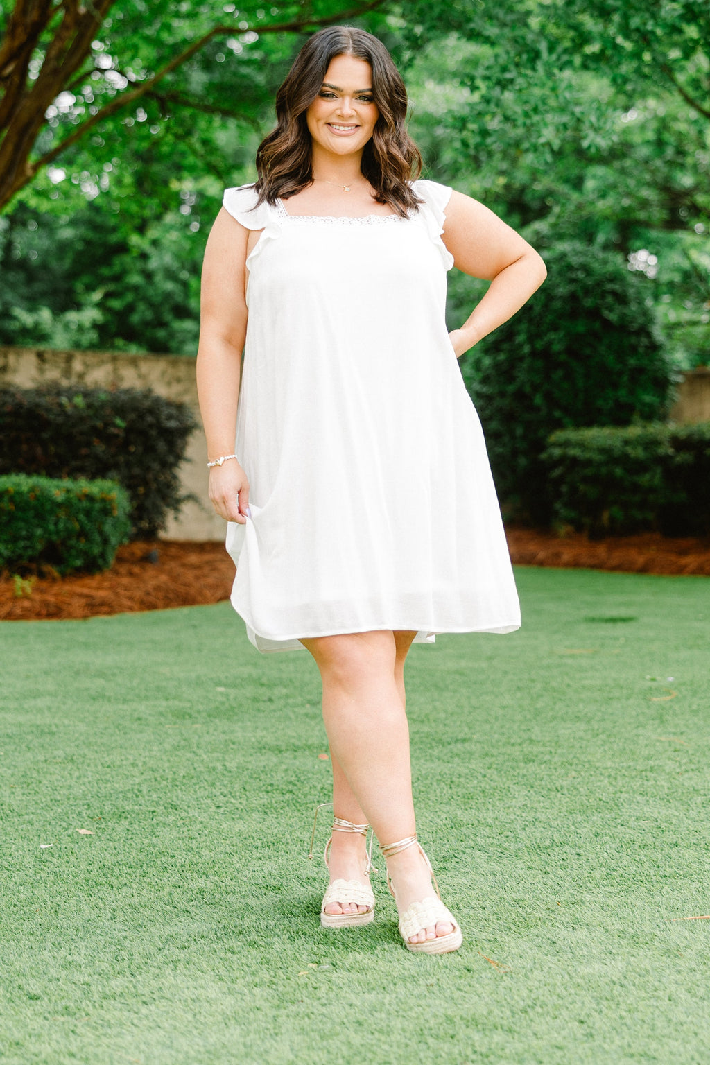 Time Flies By Dress, Ivory
