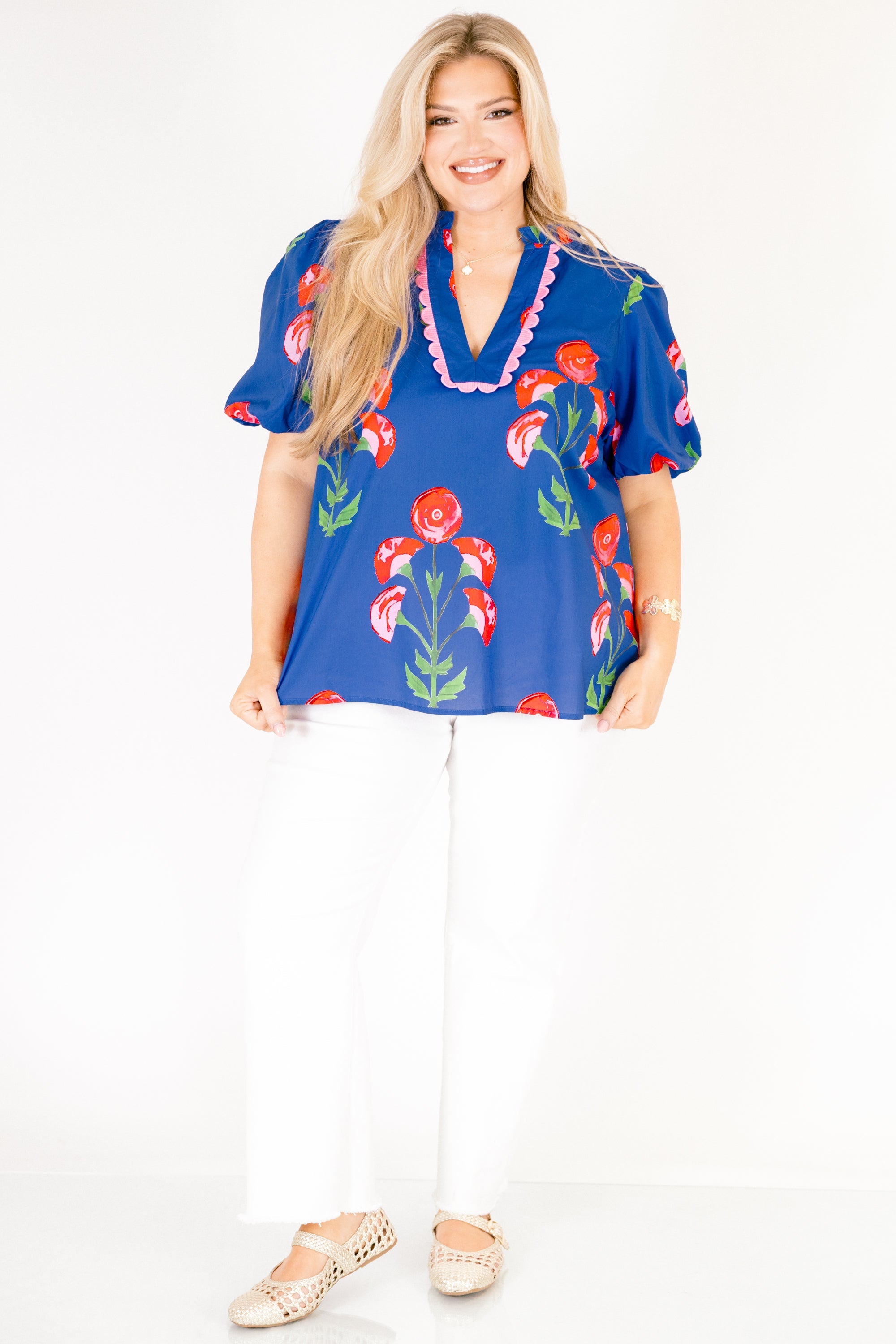 A New Day Top, Blue