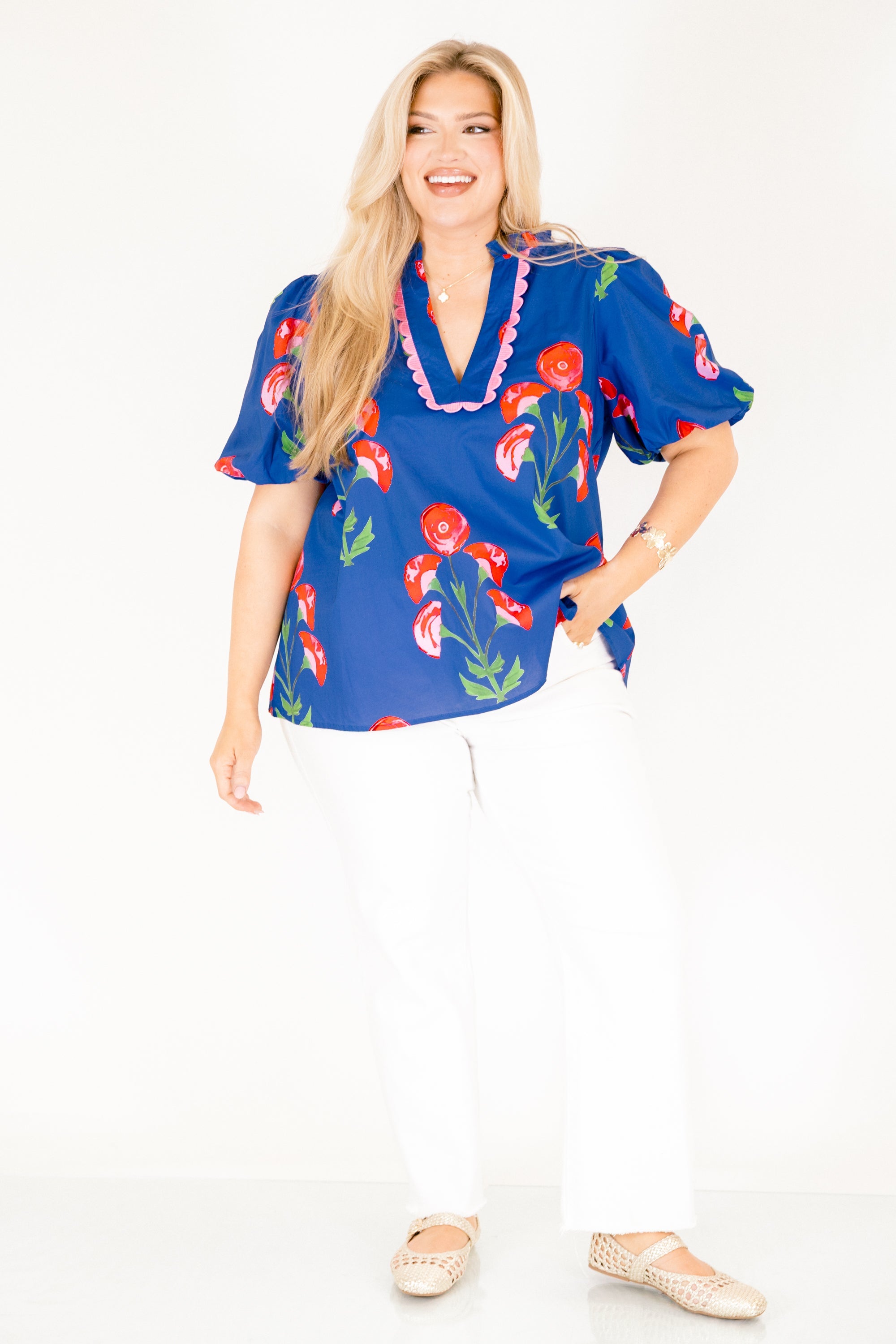 A New Day Top, Blue