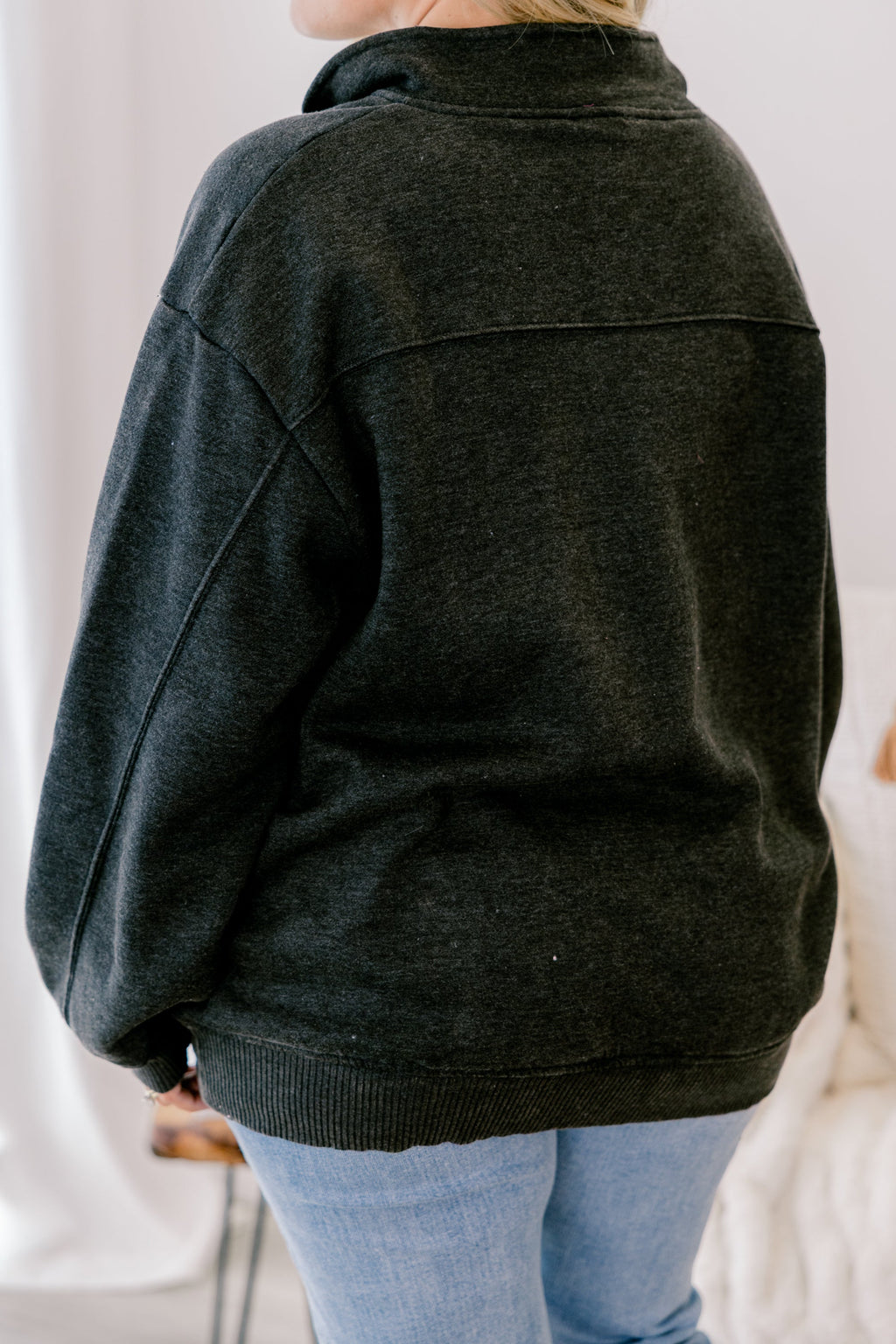 Time To Tell Pullover, Black
