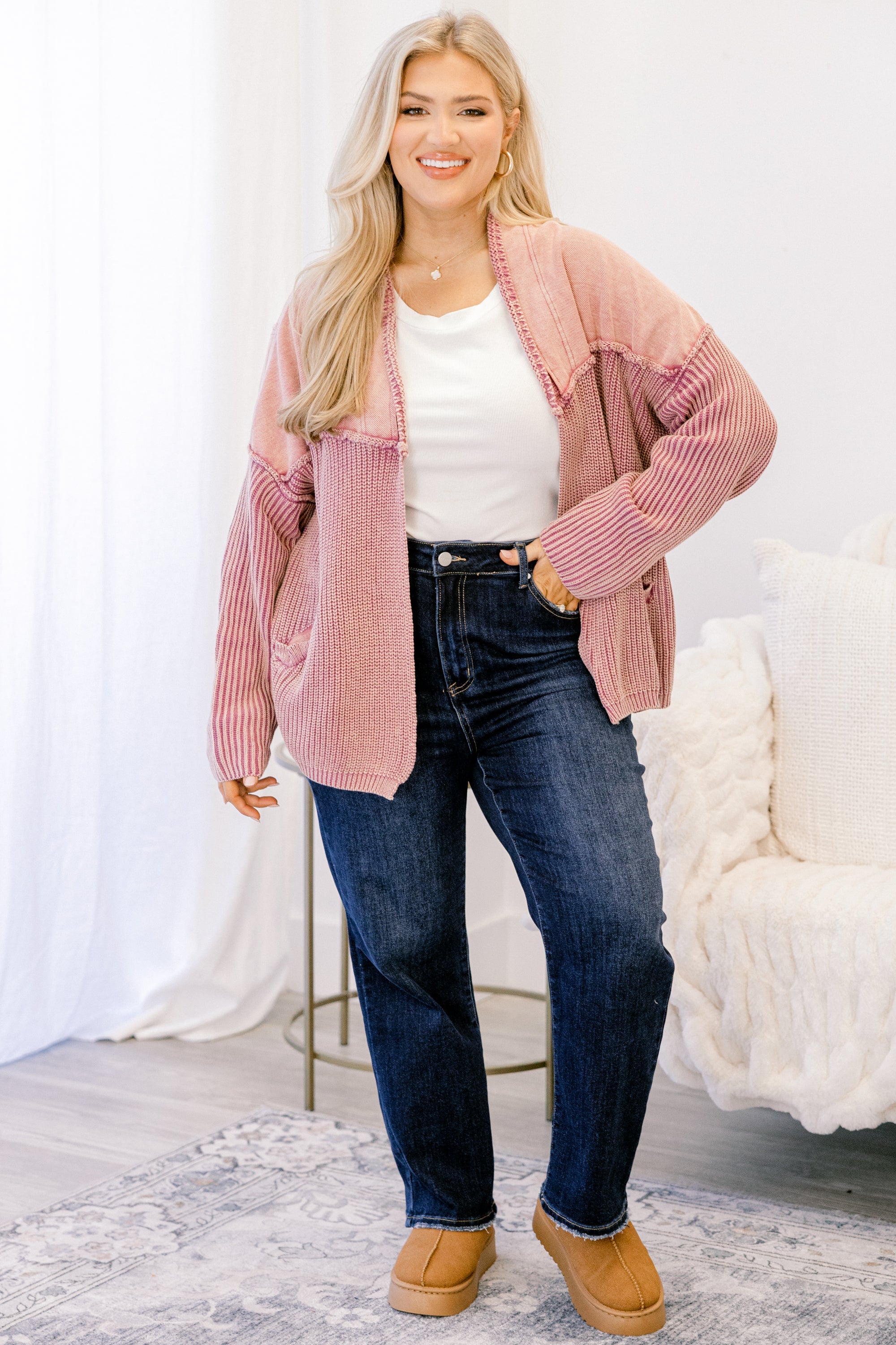 Times To Remember Cardigan, Wild Berry
