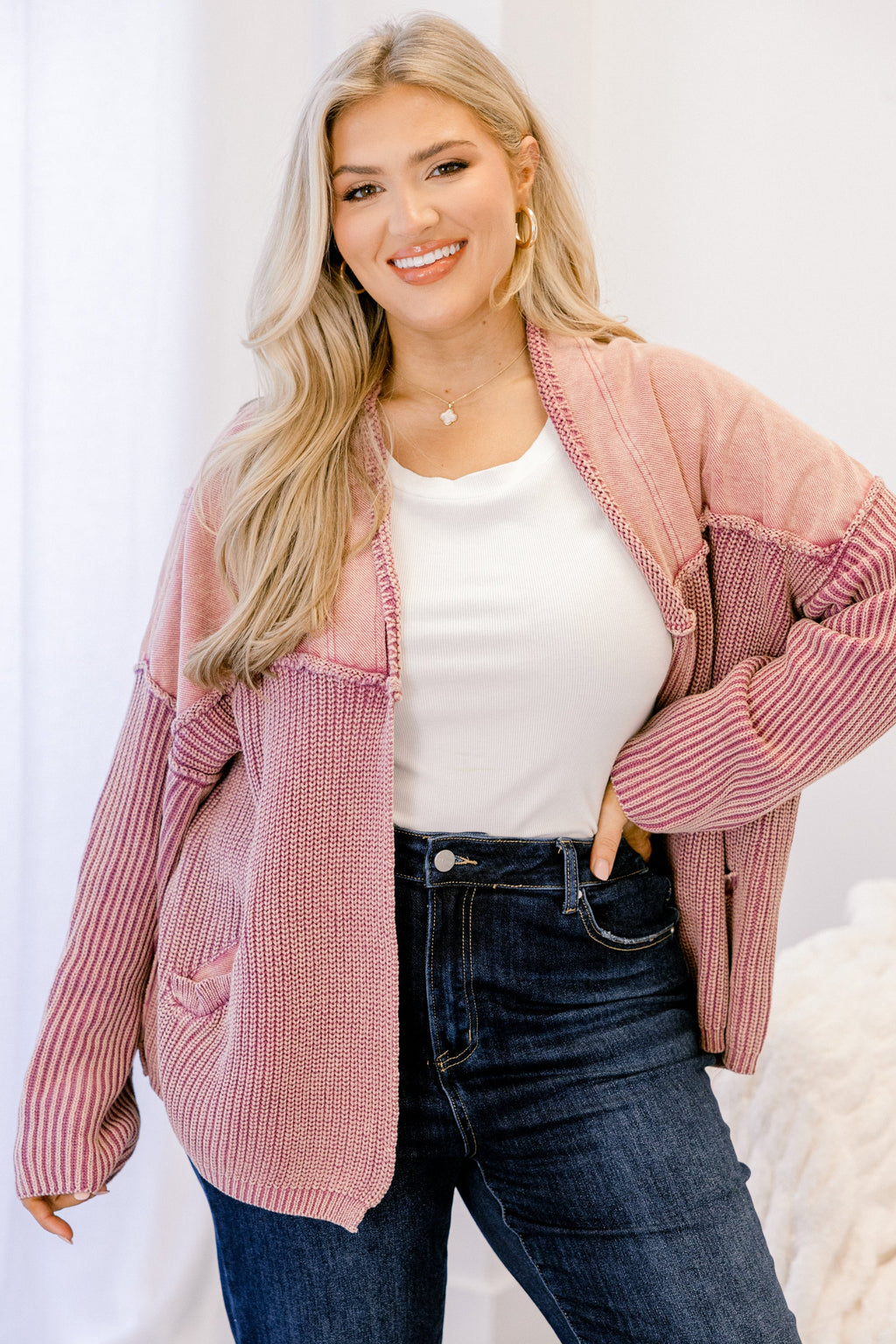Times To Remember Cardigan, Wild Berry