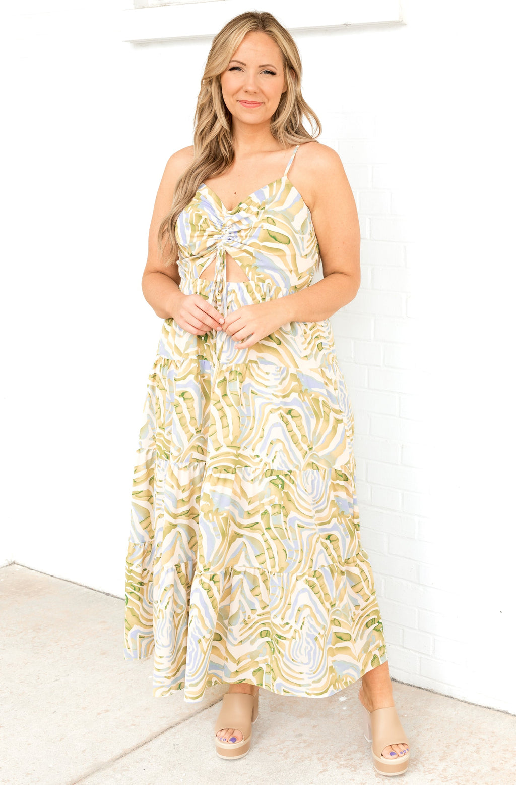 To The Sky Dress, Green