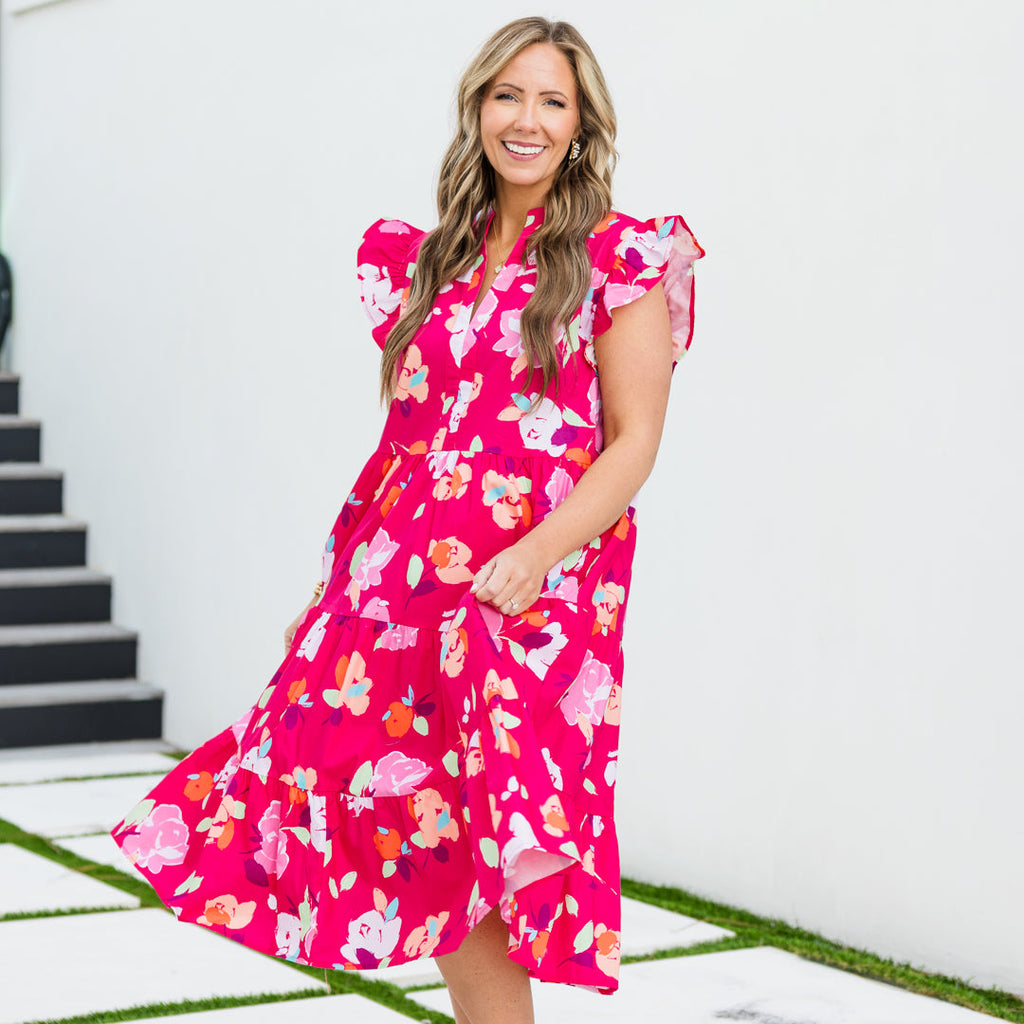 Too True Maxi Dress, Magenta
