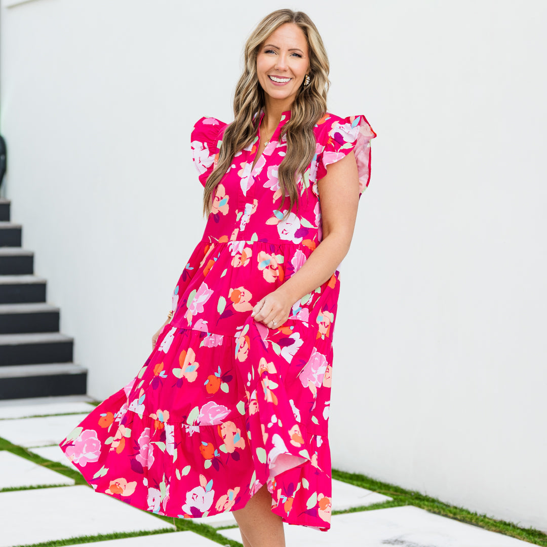 Too True Maxi Dress, Magenta