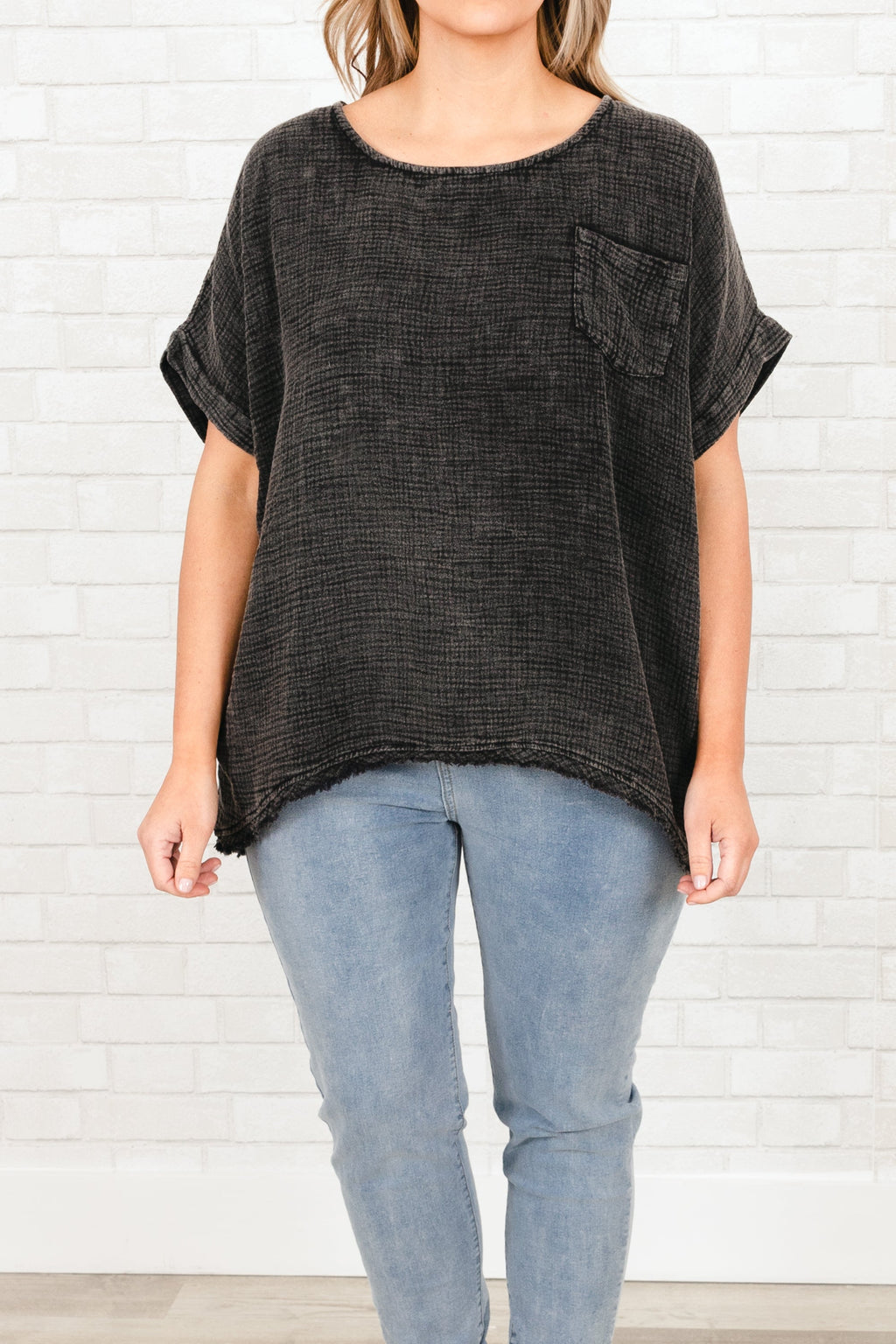 Took My Chances Top, Black