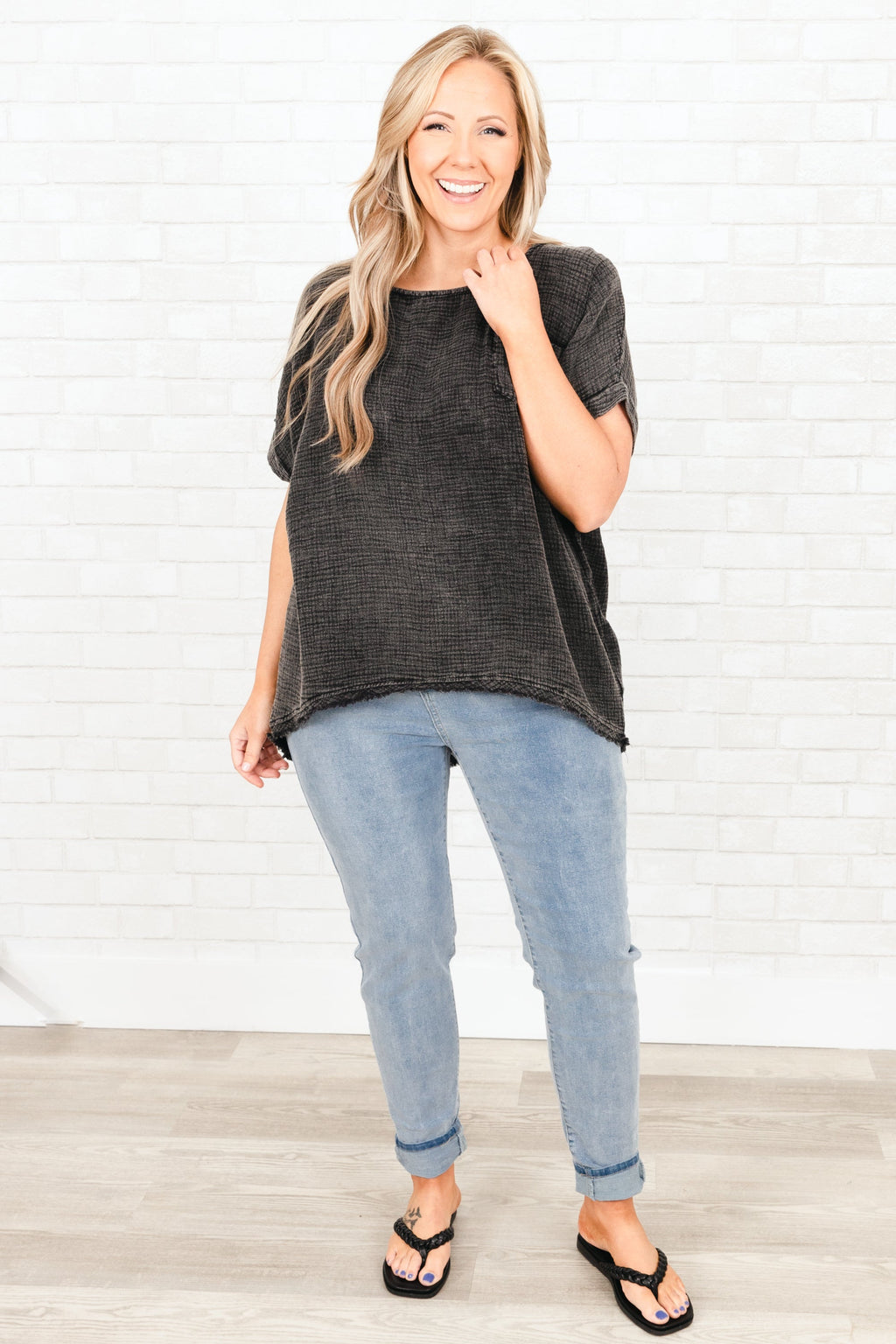 Took My Chances Top, Black