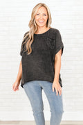 Took My Chances Top, Black
