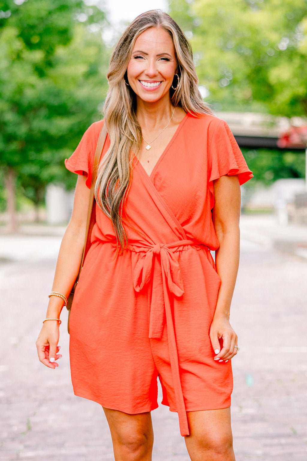 Totally Chic Romper, Sunset