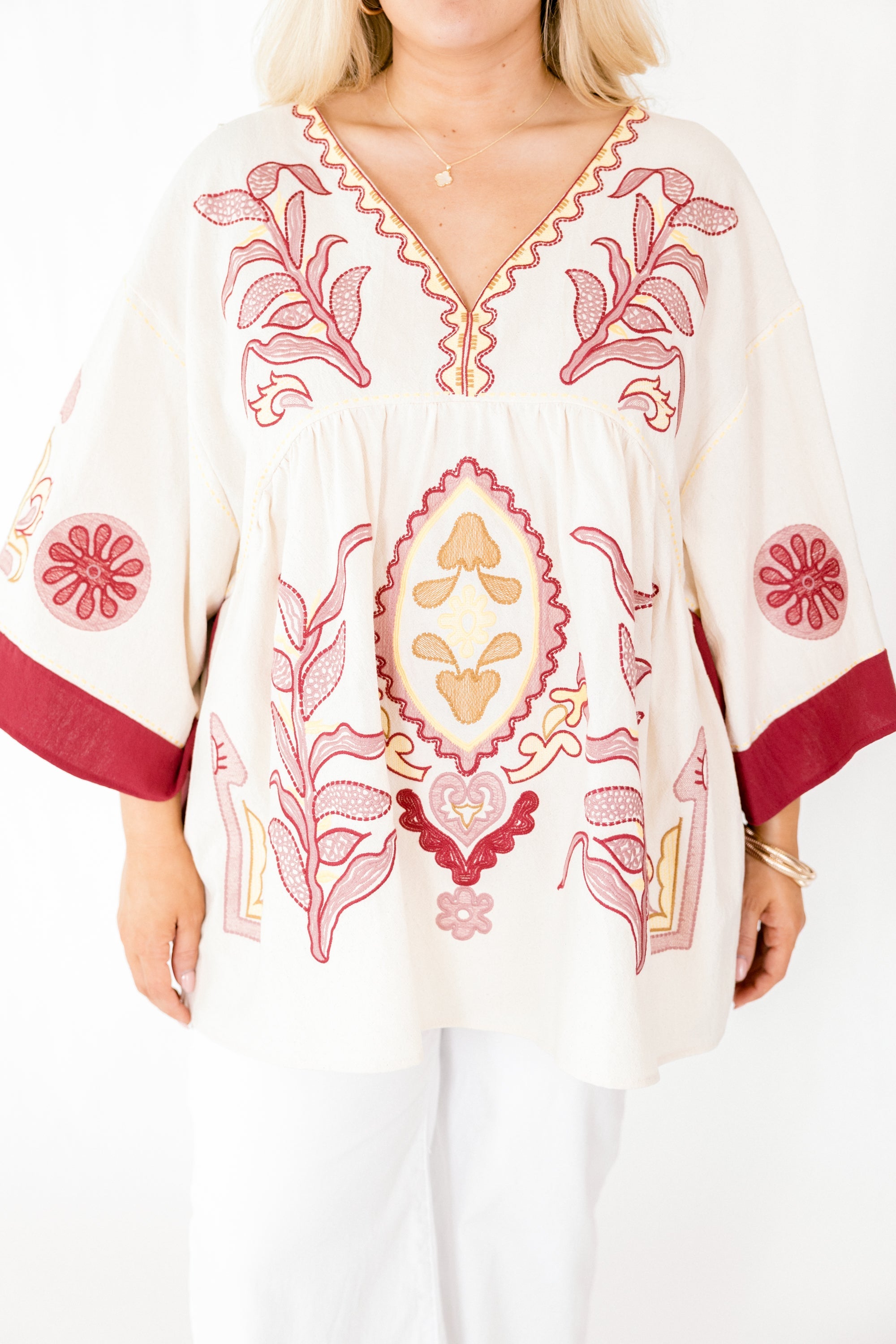 Tranquil Waters Top, White