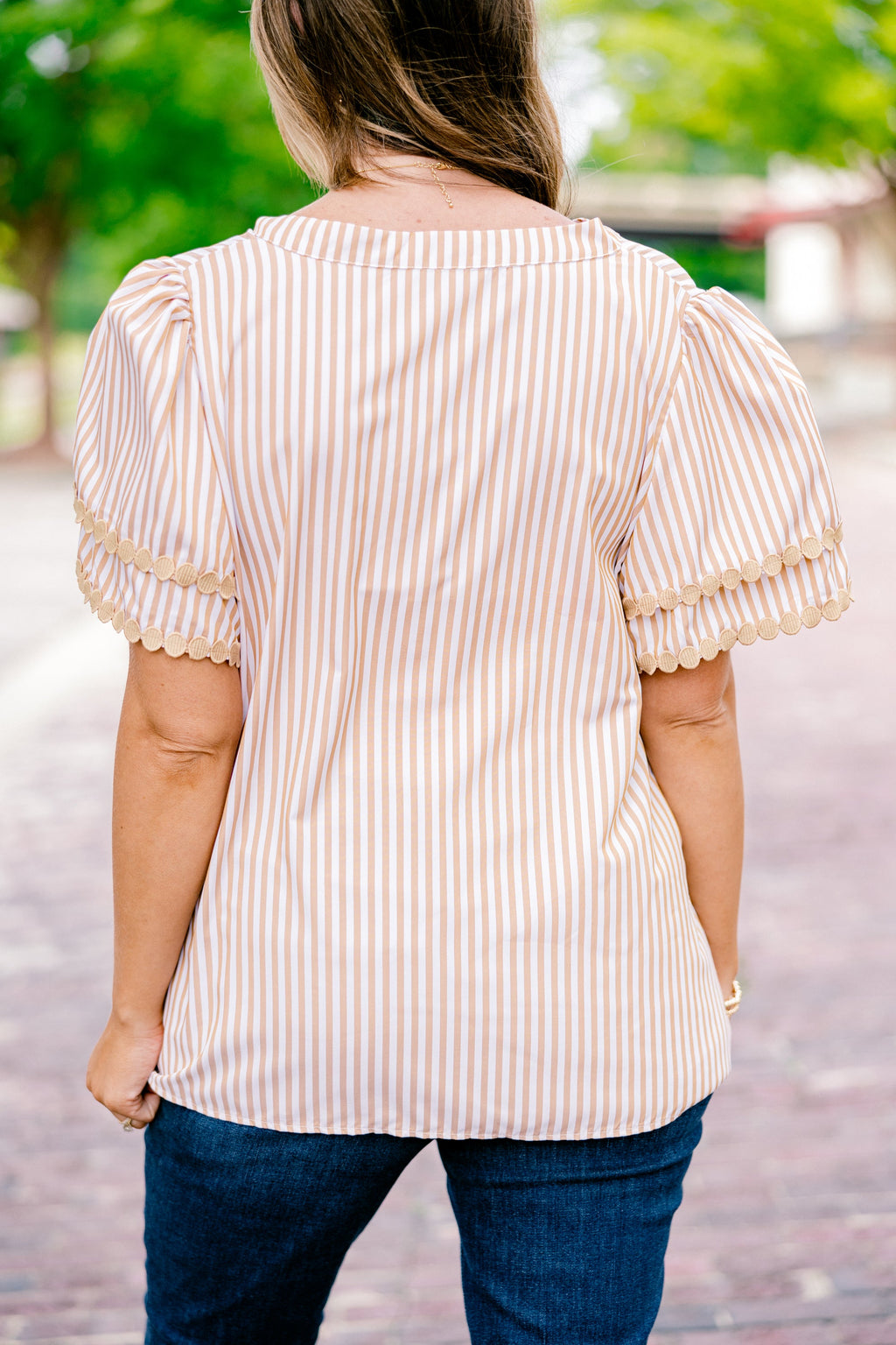 Treading Lightly Top, Brown
