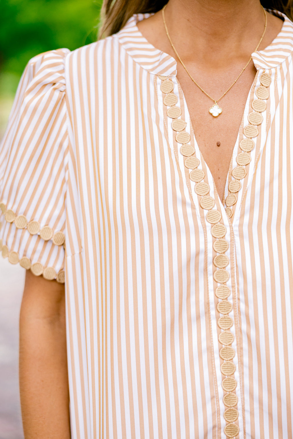 Treading Lightly Top, Brown