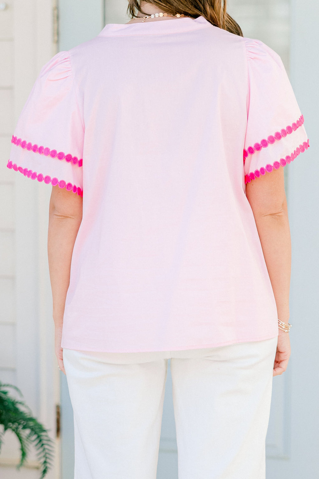 Treading Lightly Top, Pink
