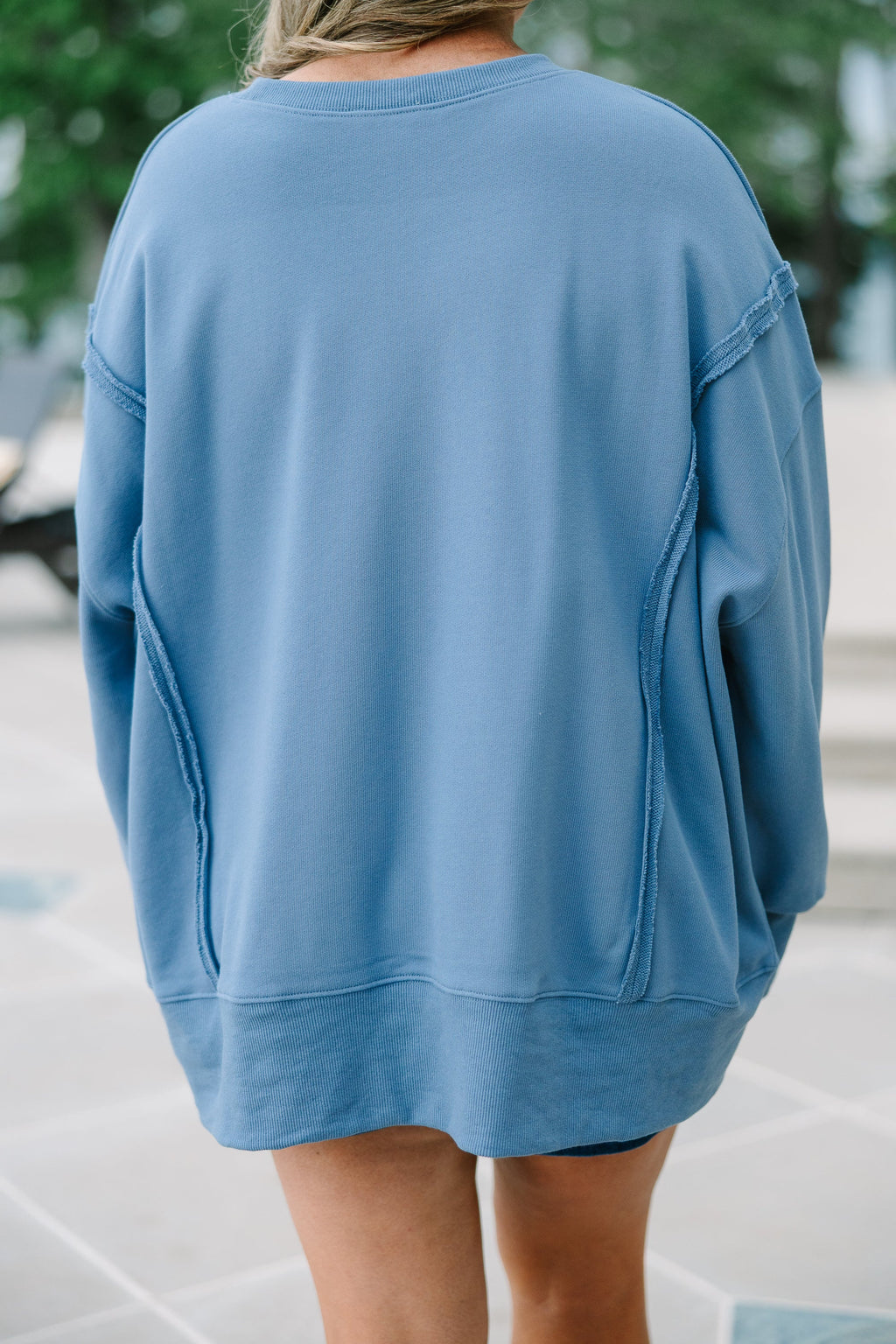 True American Spirit Comfy Crew, Denim