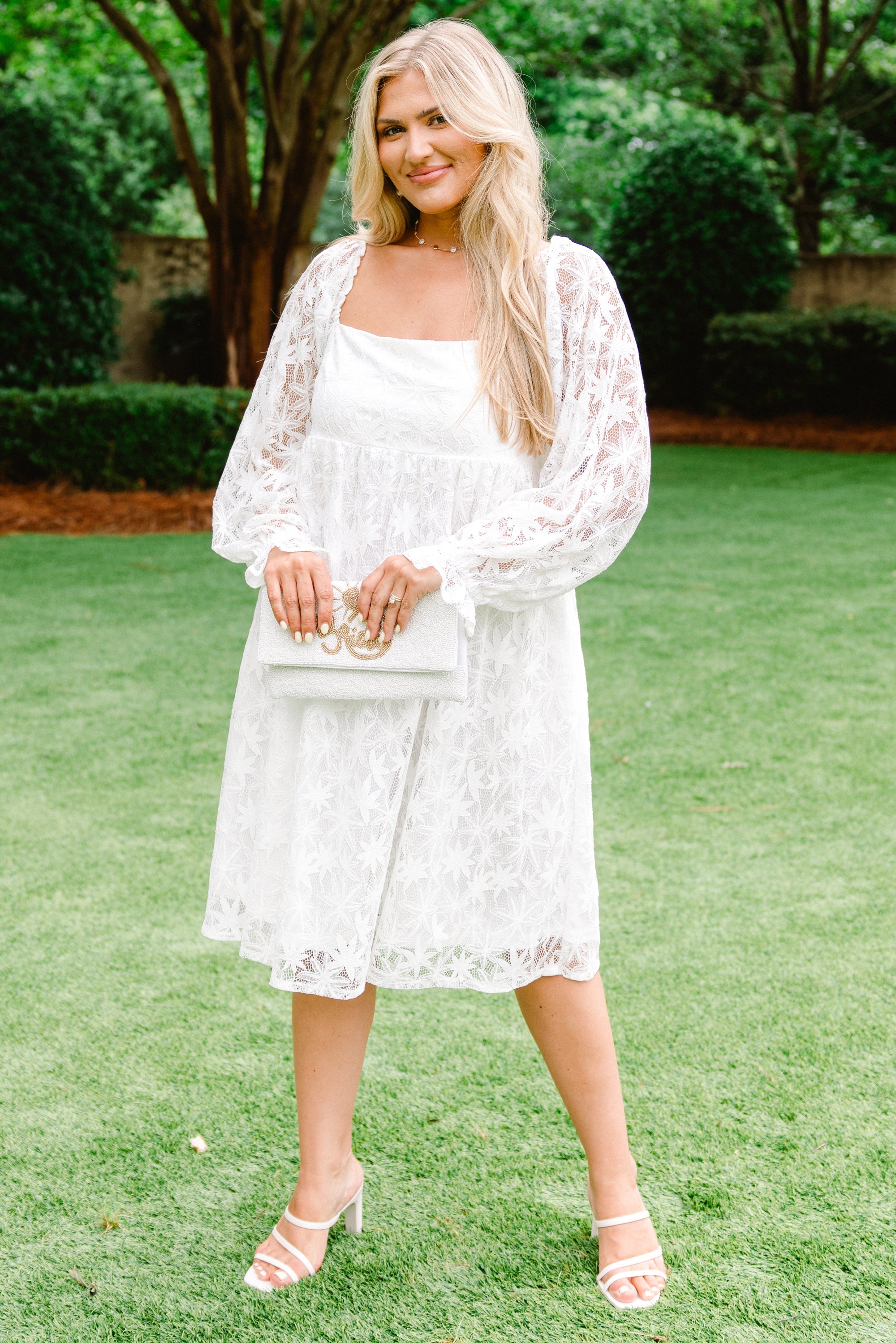 True Pure Bliss Dress, White