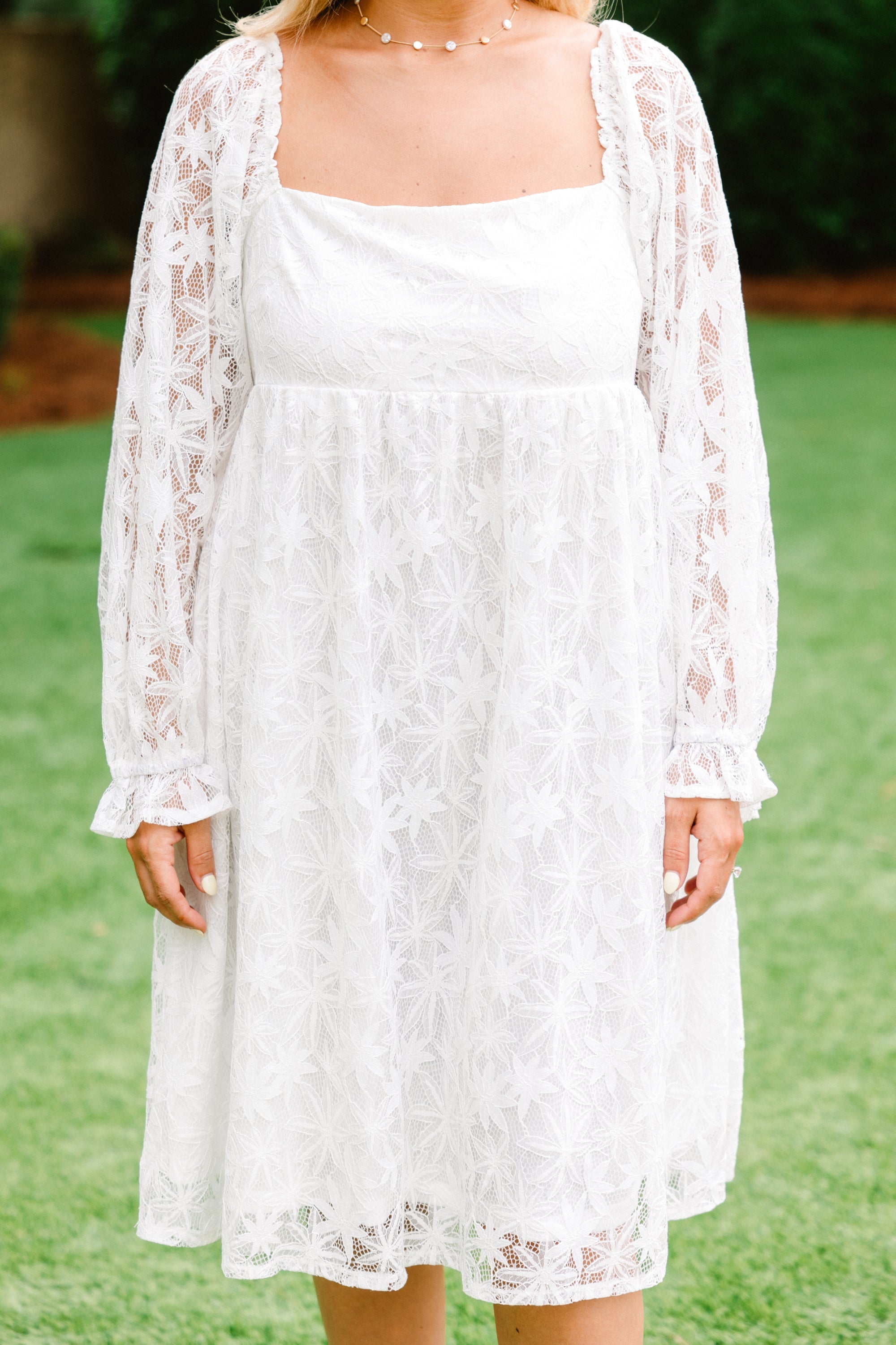 True Pure Bliss Dress, White