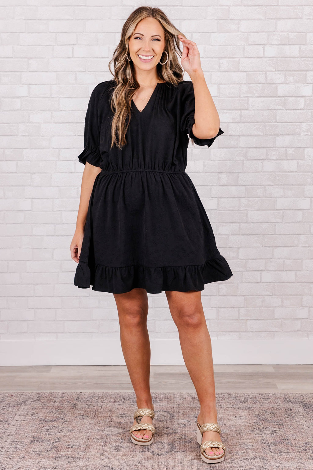 True To Me Dress, Black