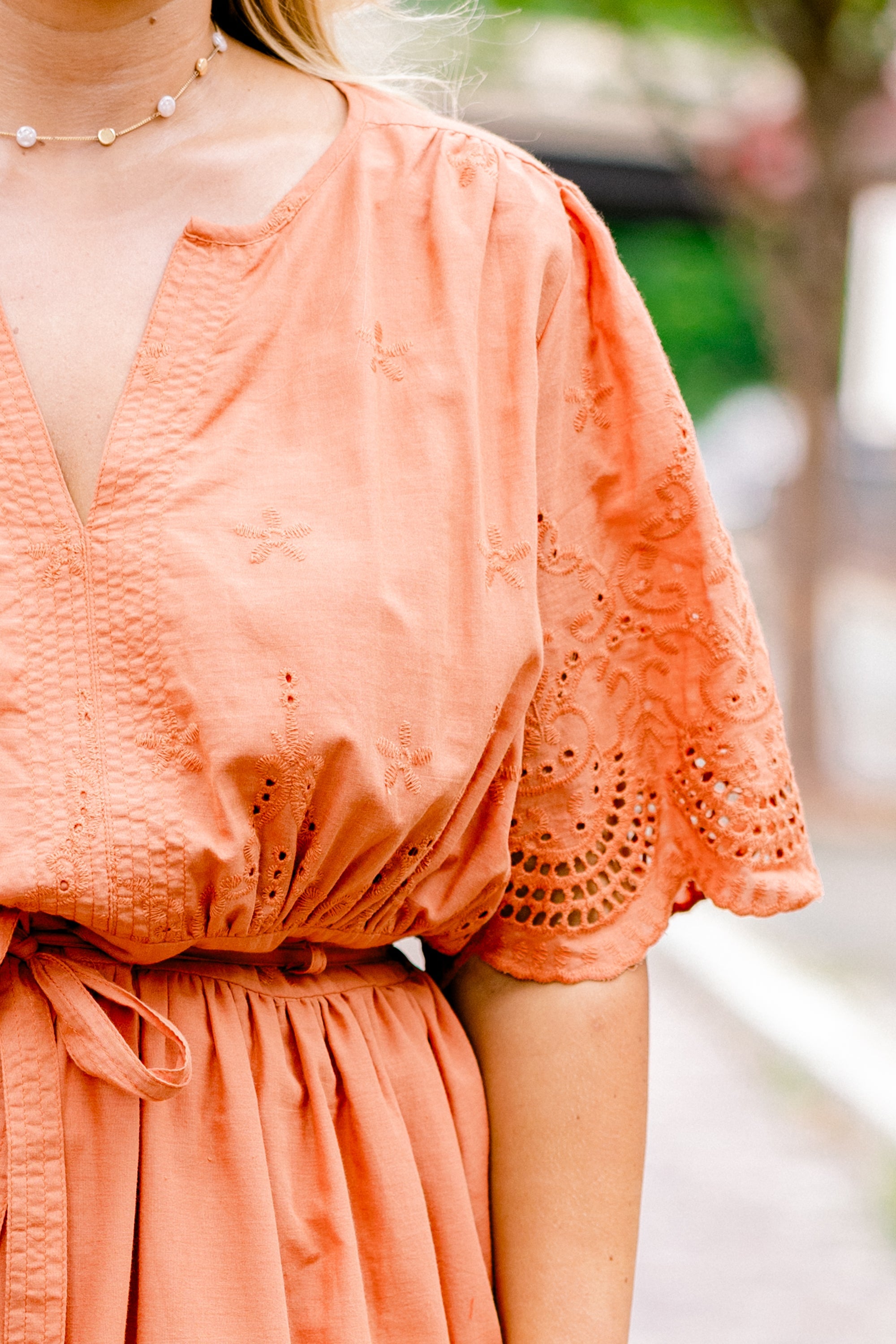 Try And Guess Dress, Orange