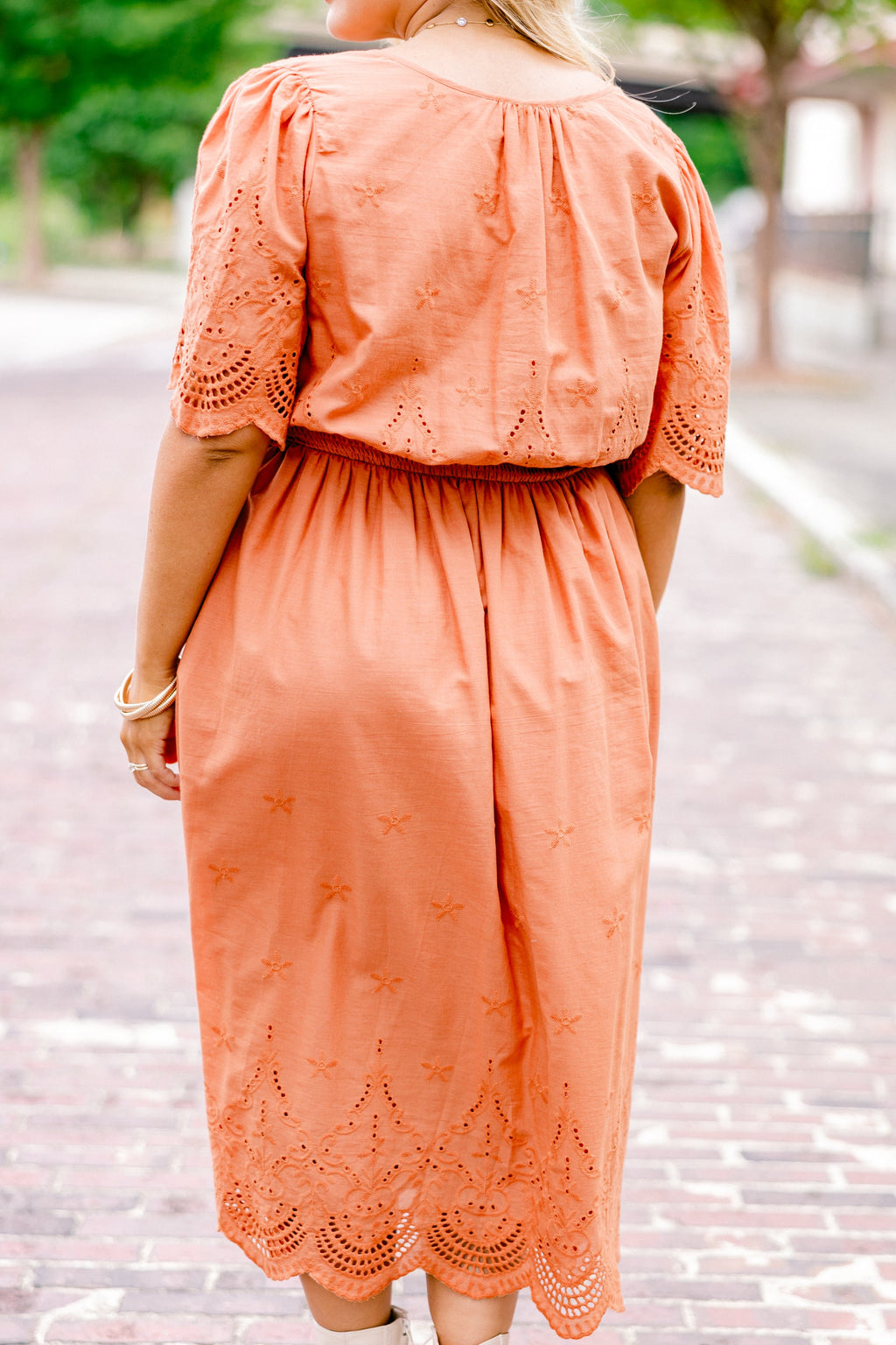 Try And Guess Dress, Orange