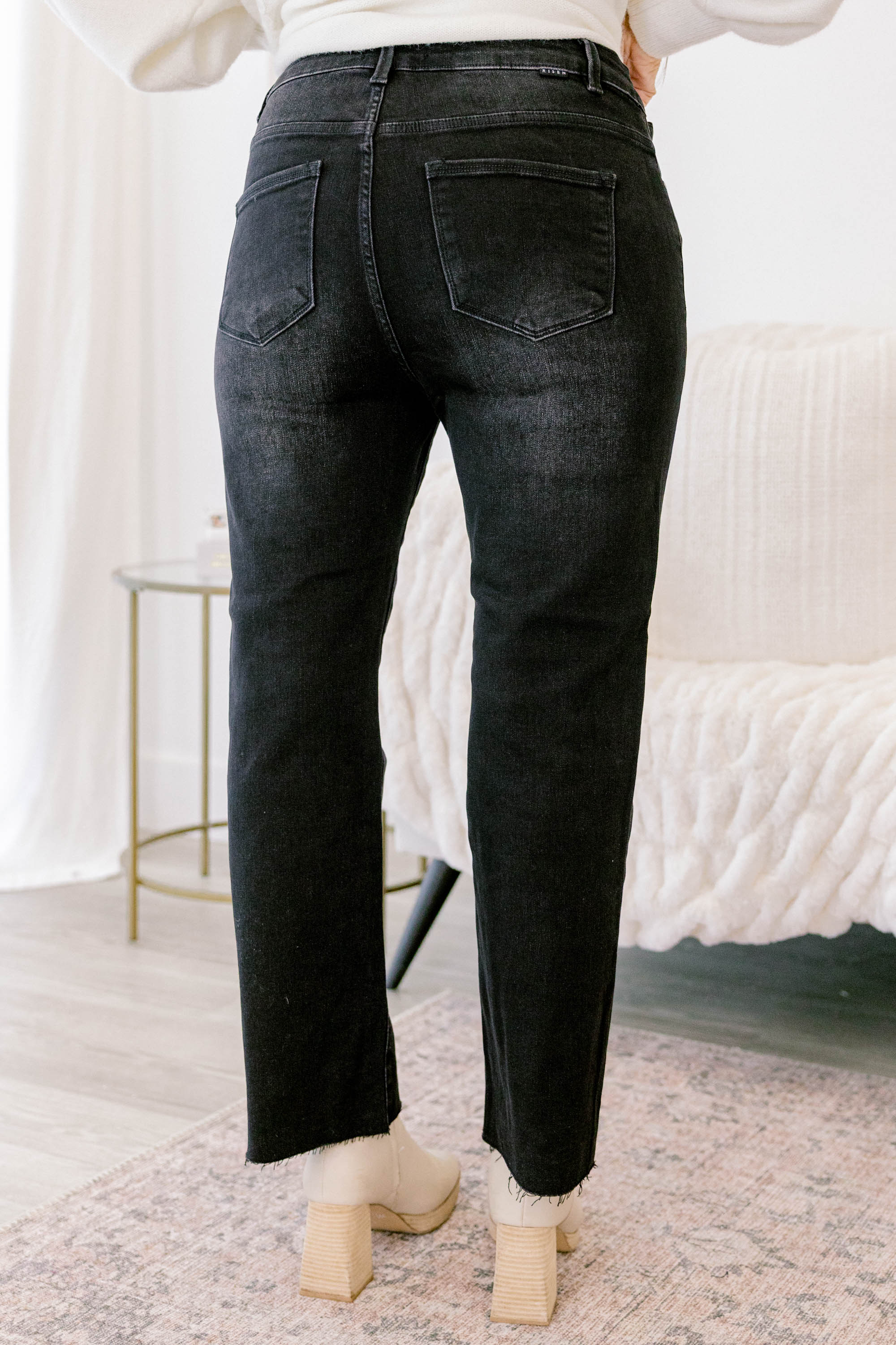 Unbothered By You Jeans, Black