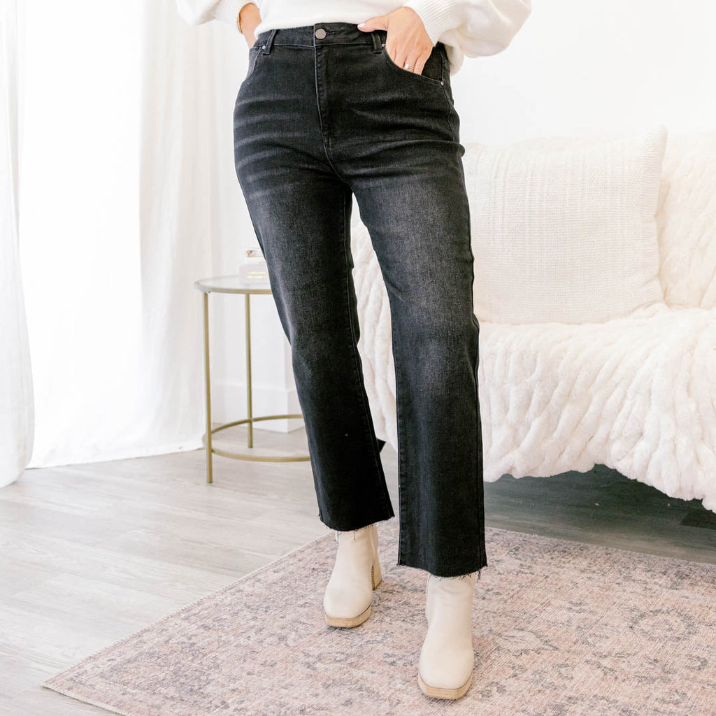 Unbothered By You Jeans, Black
