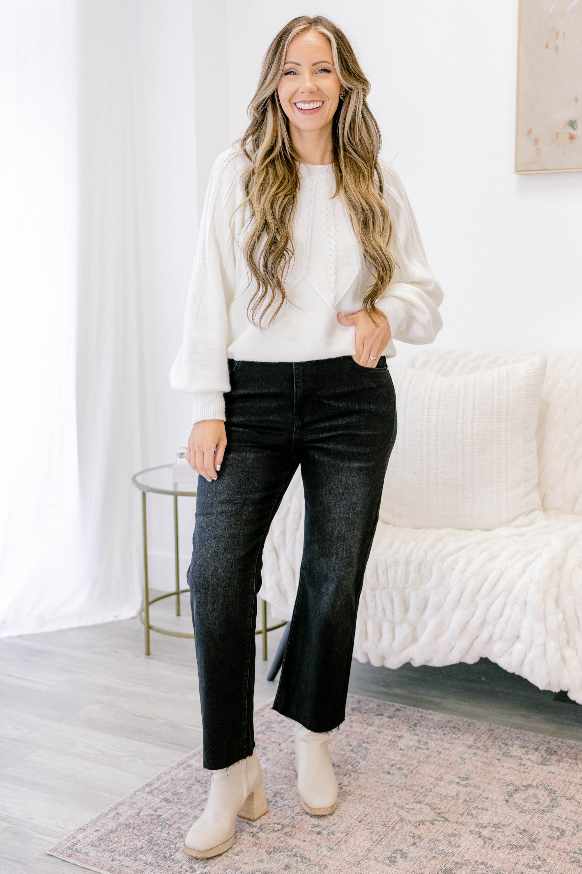 Unbothered By You Jeans, Black
