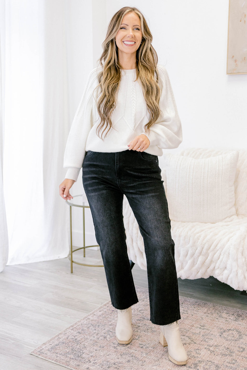 Unbothered By You Jeans, Black