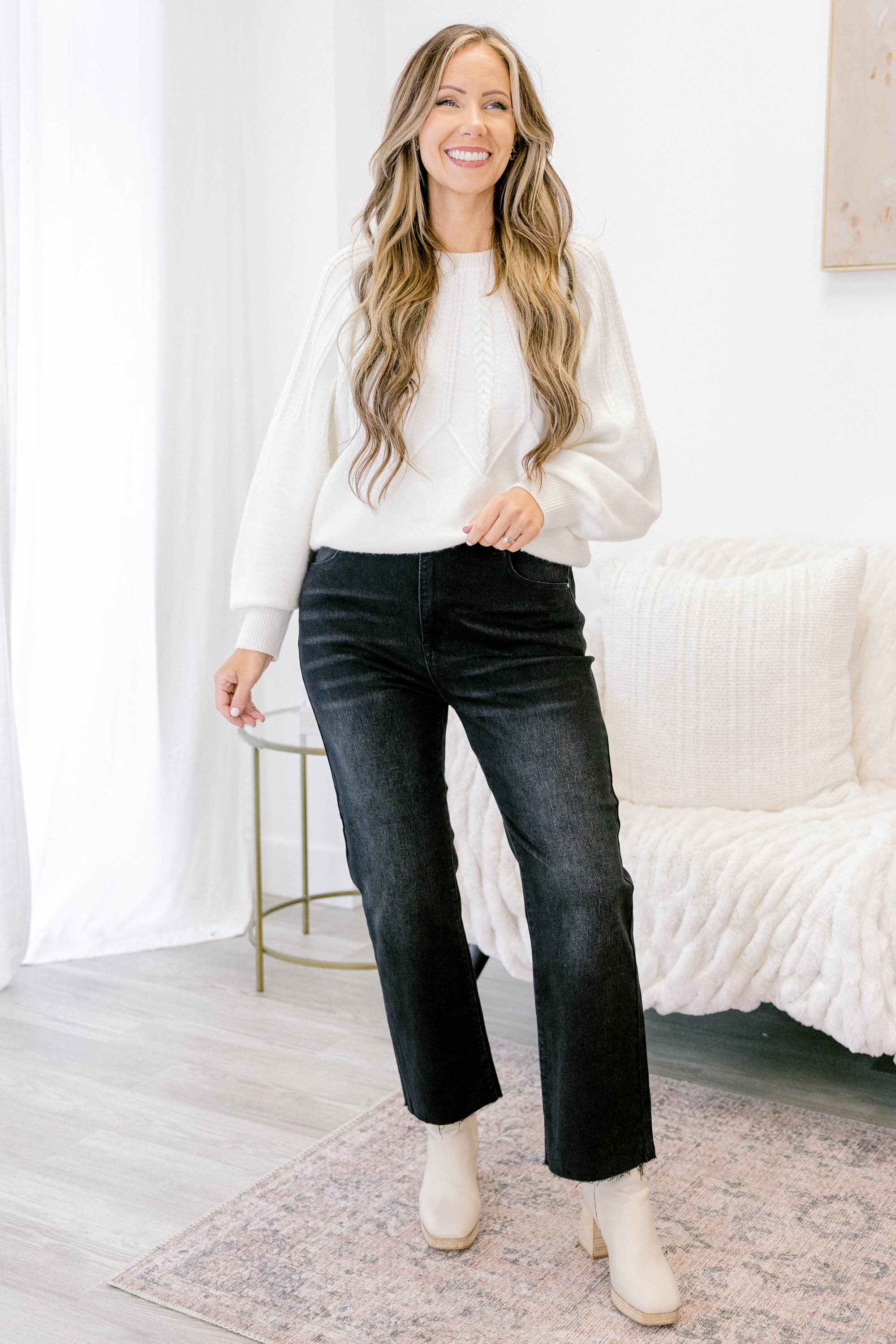 Unbothered By You Jeans, Black