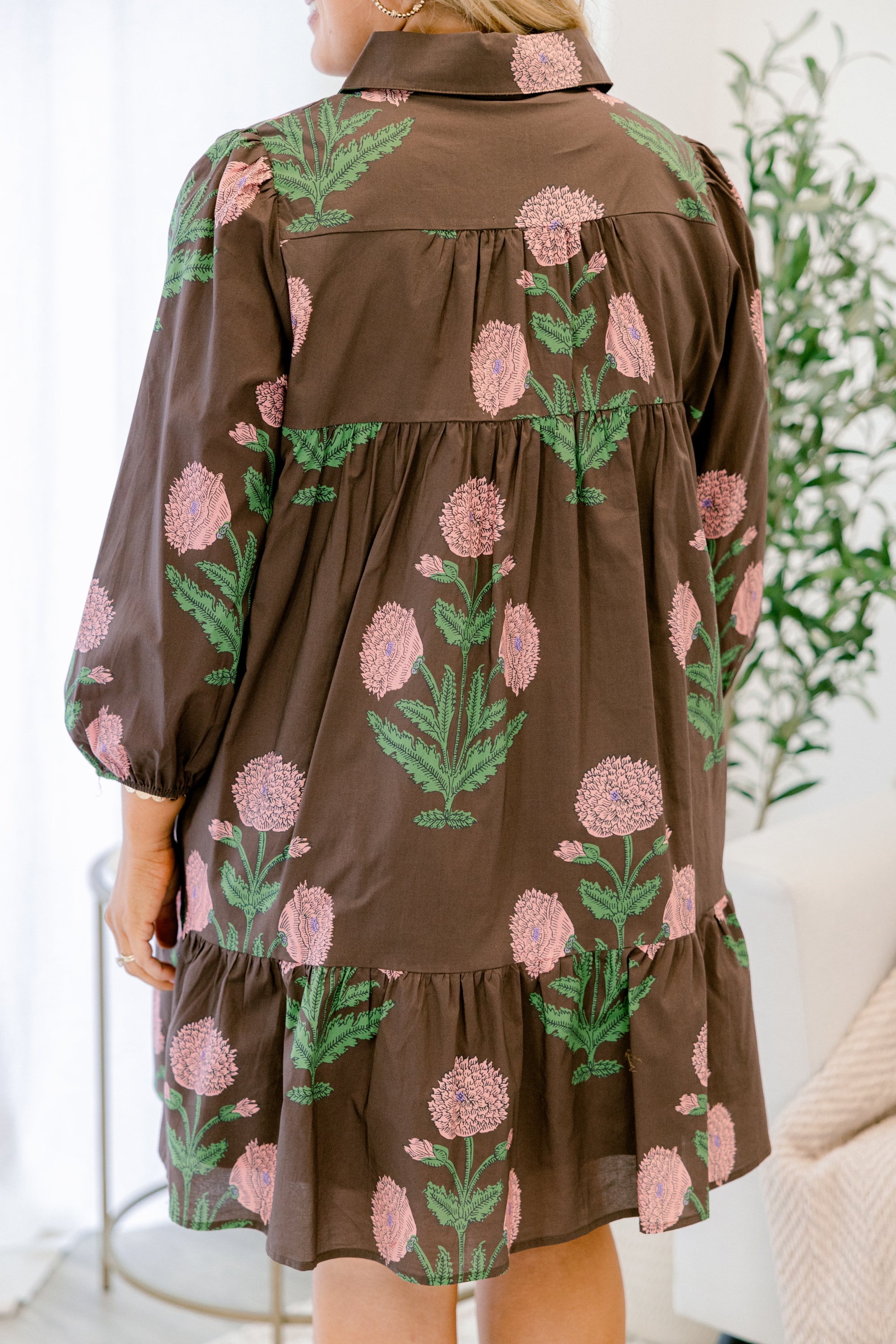 Under The Bouquet Dress, Dark Brown