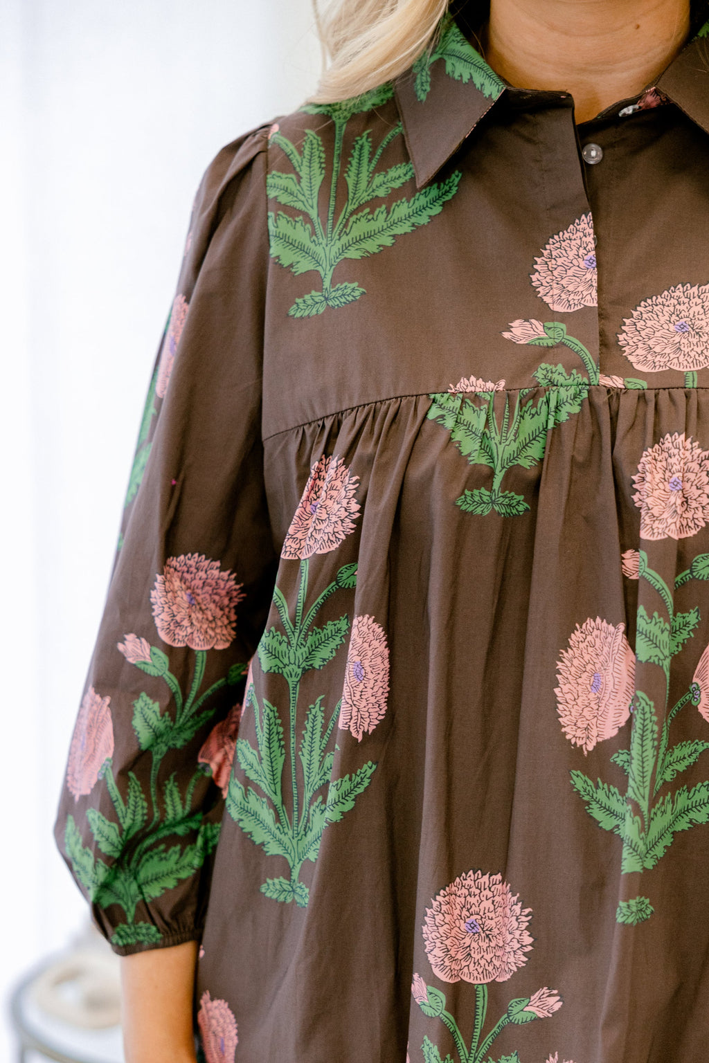 Under The Bouquet Dress, Dark Brown
