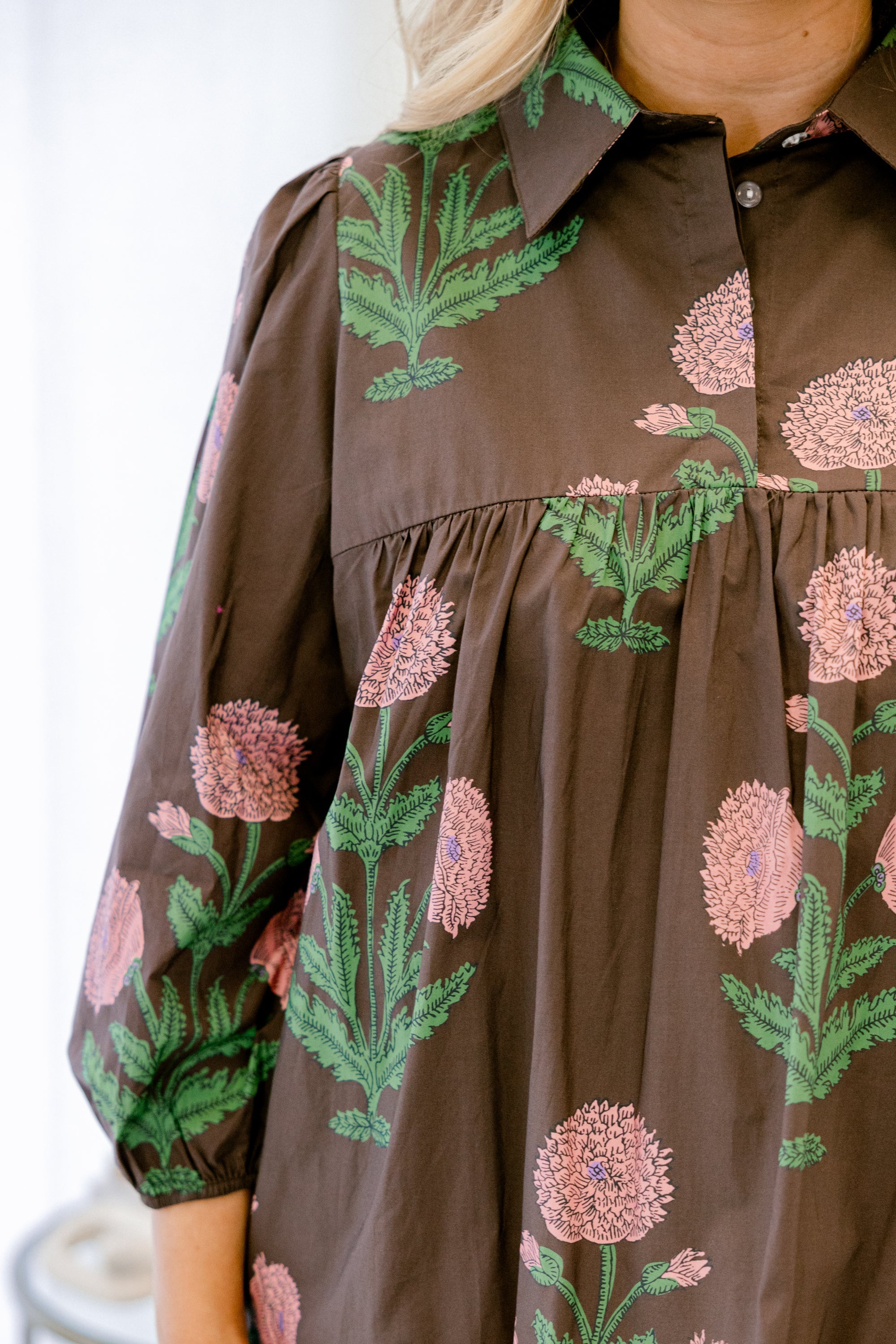 Under The Bouquet Dress, Dark Brown
