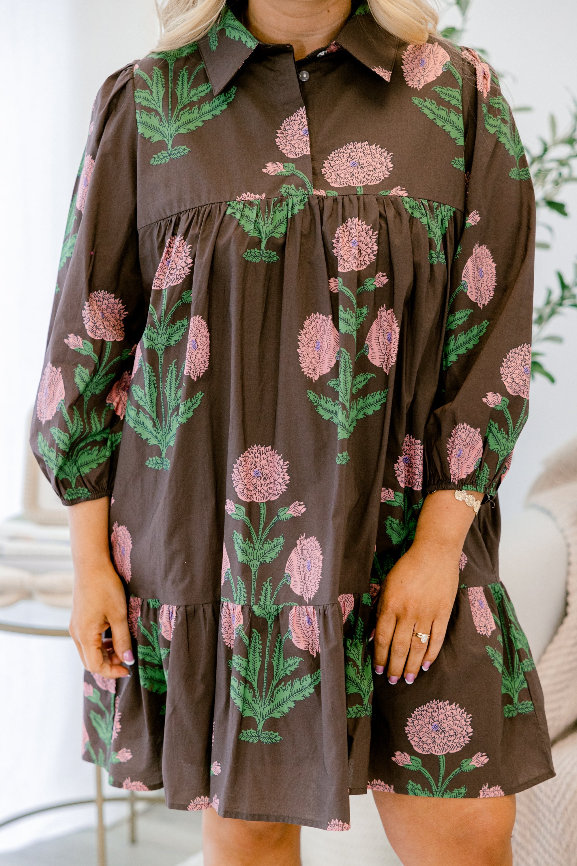 Under The Bouquet Dress, Dark Brown