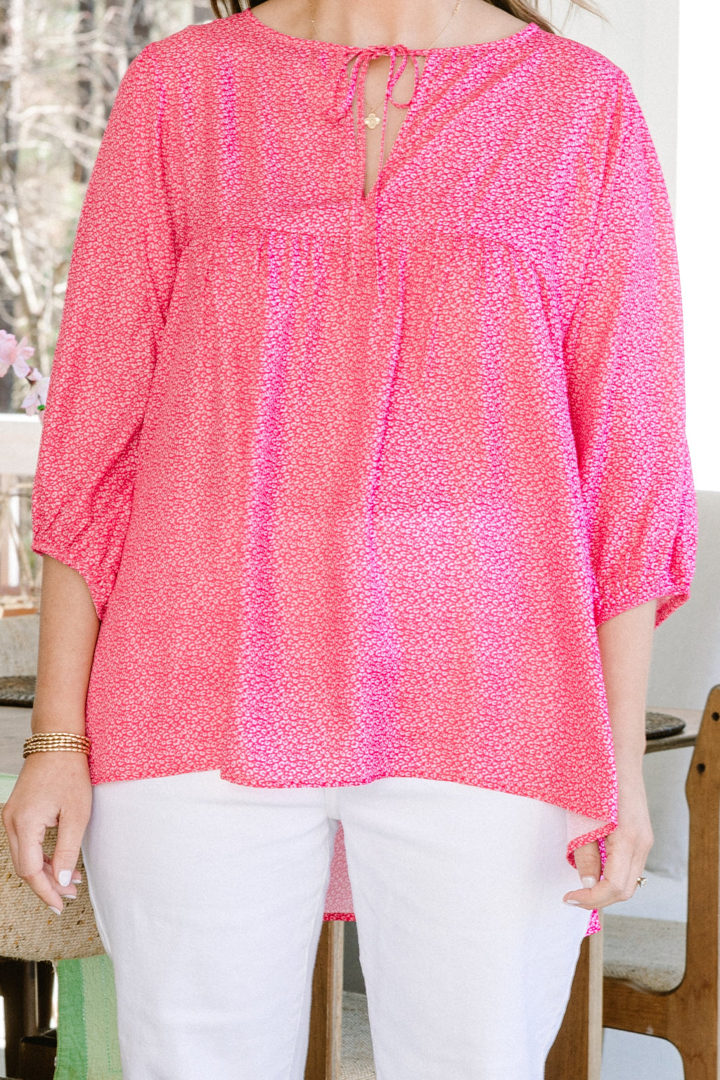 Under The Moon Top, Pink