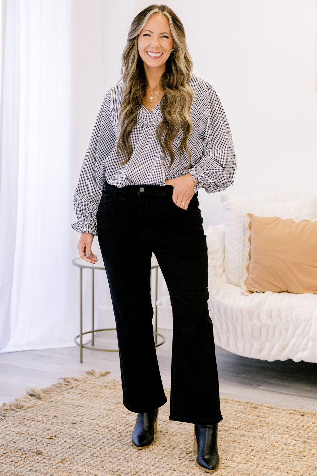 Under The Neon Moon Jeans, Black