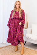 Universal Charm Dress, Violet Multi