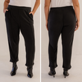 Chloe Pintuck Taper Pant, Black