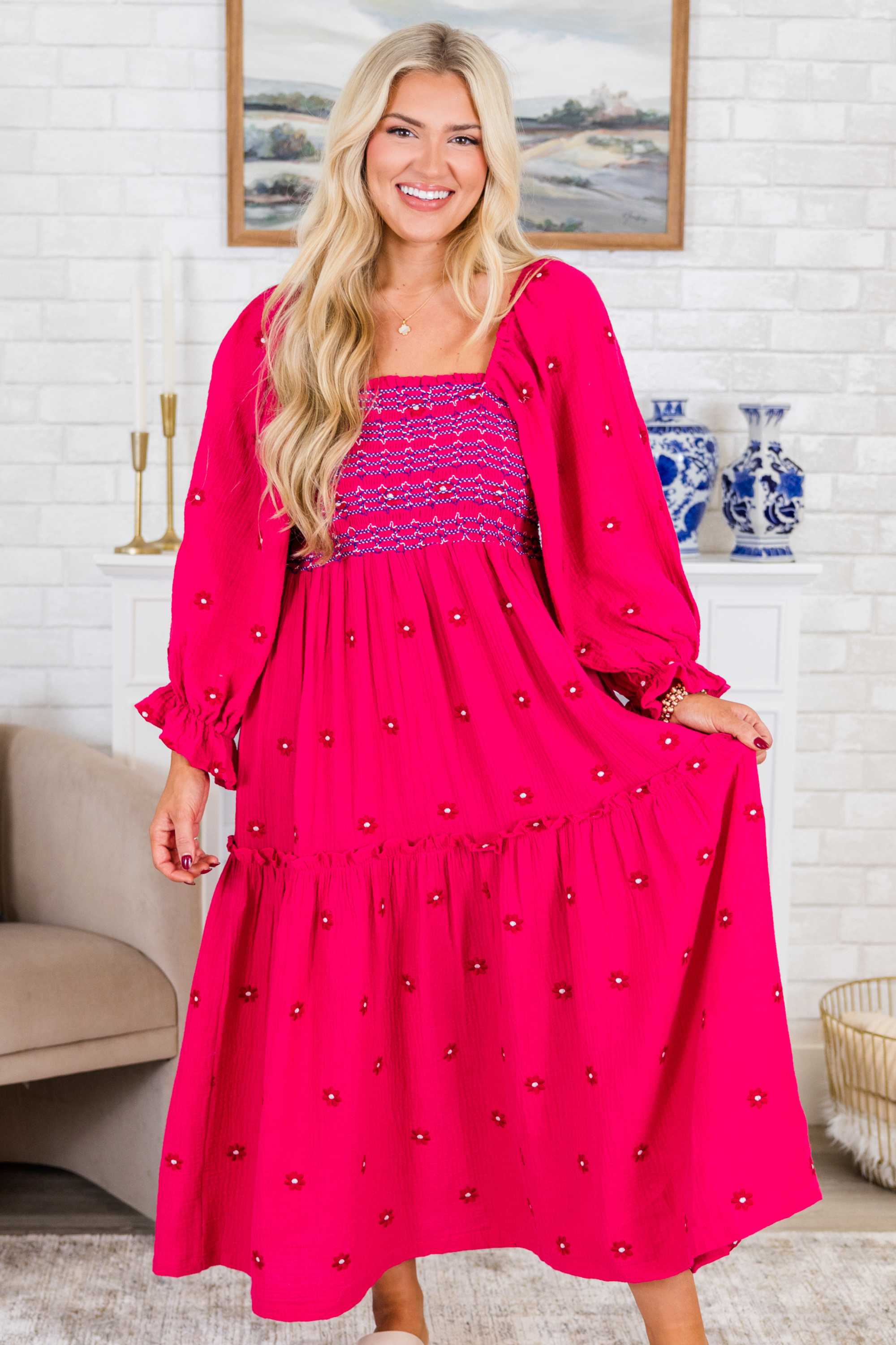 Wildflower Wonder Dress, Pink
