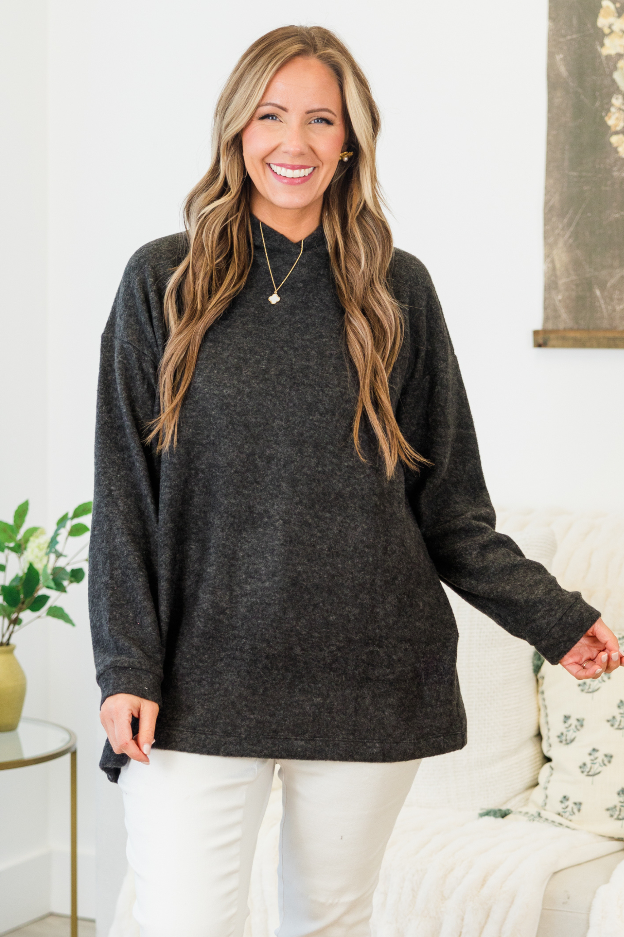 I Am On The Go Top, Black