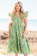 Learning To Grow Dress, Green