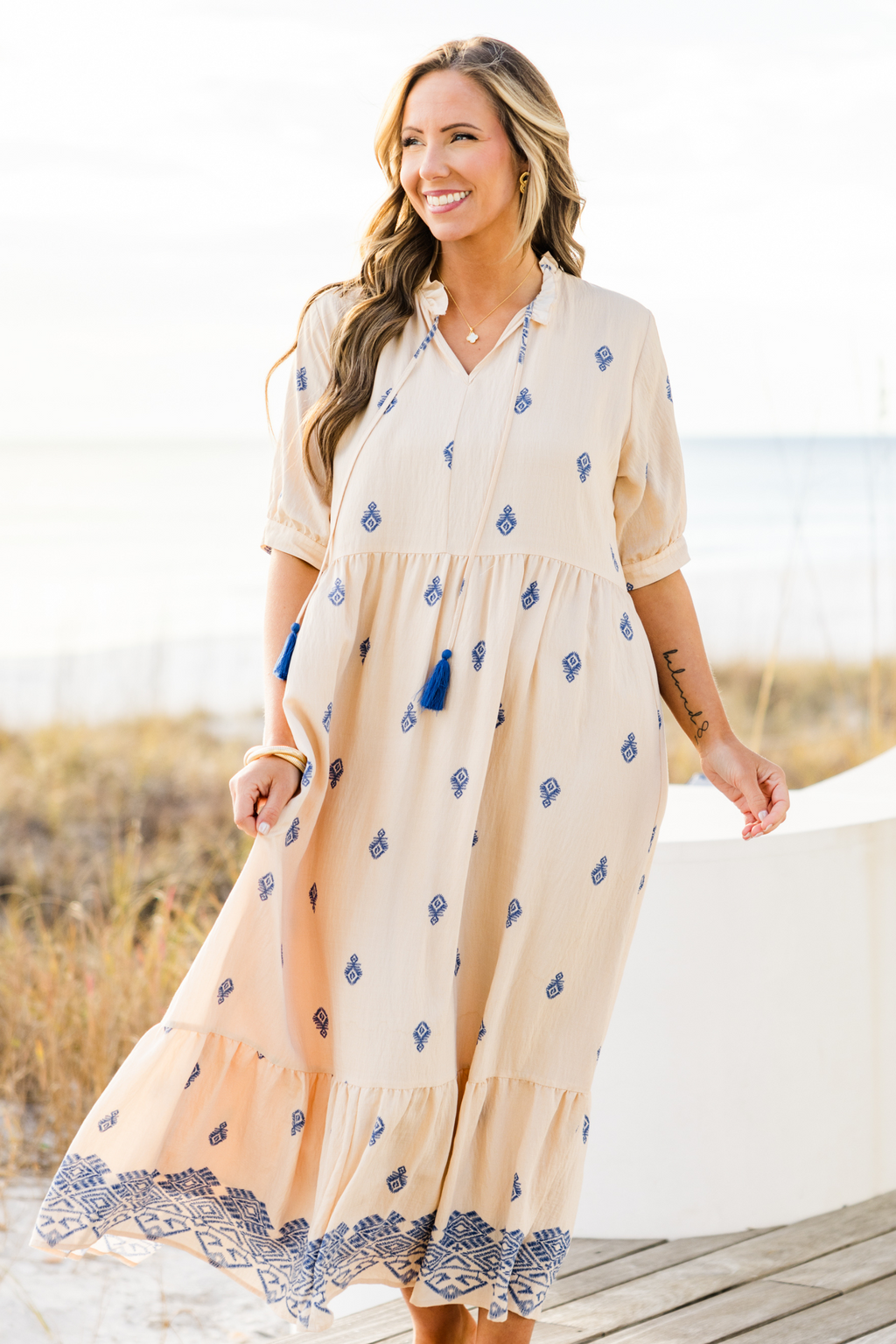 Sweet As Can Be Dress, Cobalt
