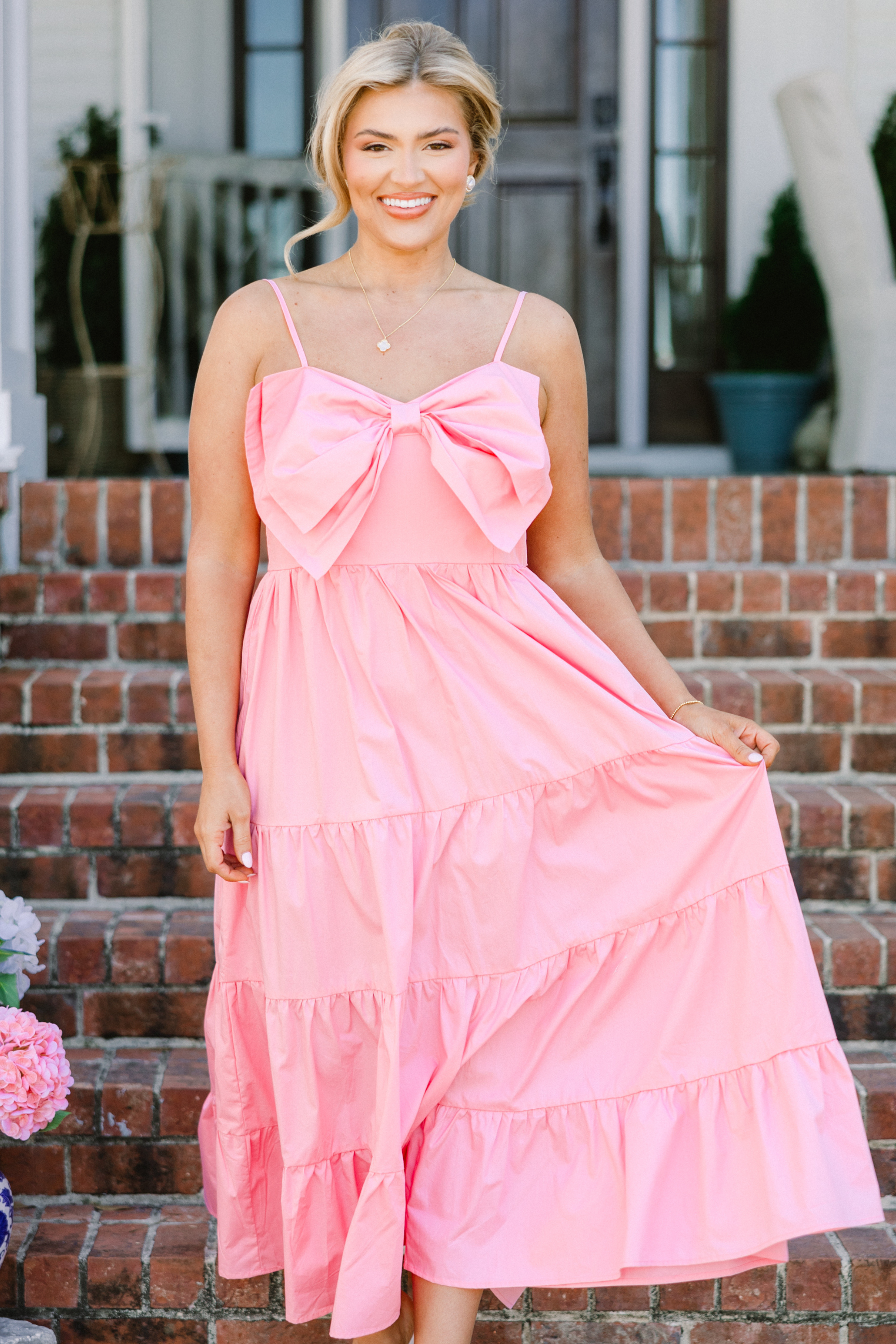 Other One Midi Dress, Pink