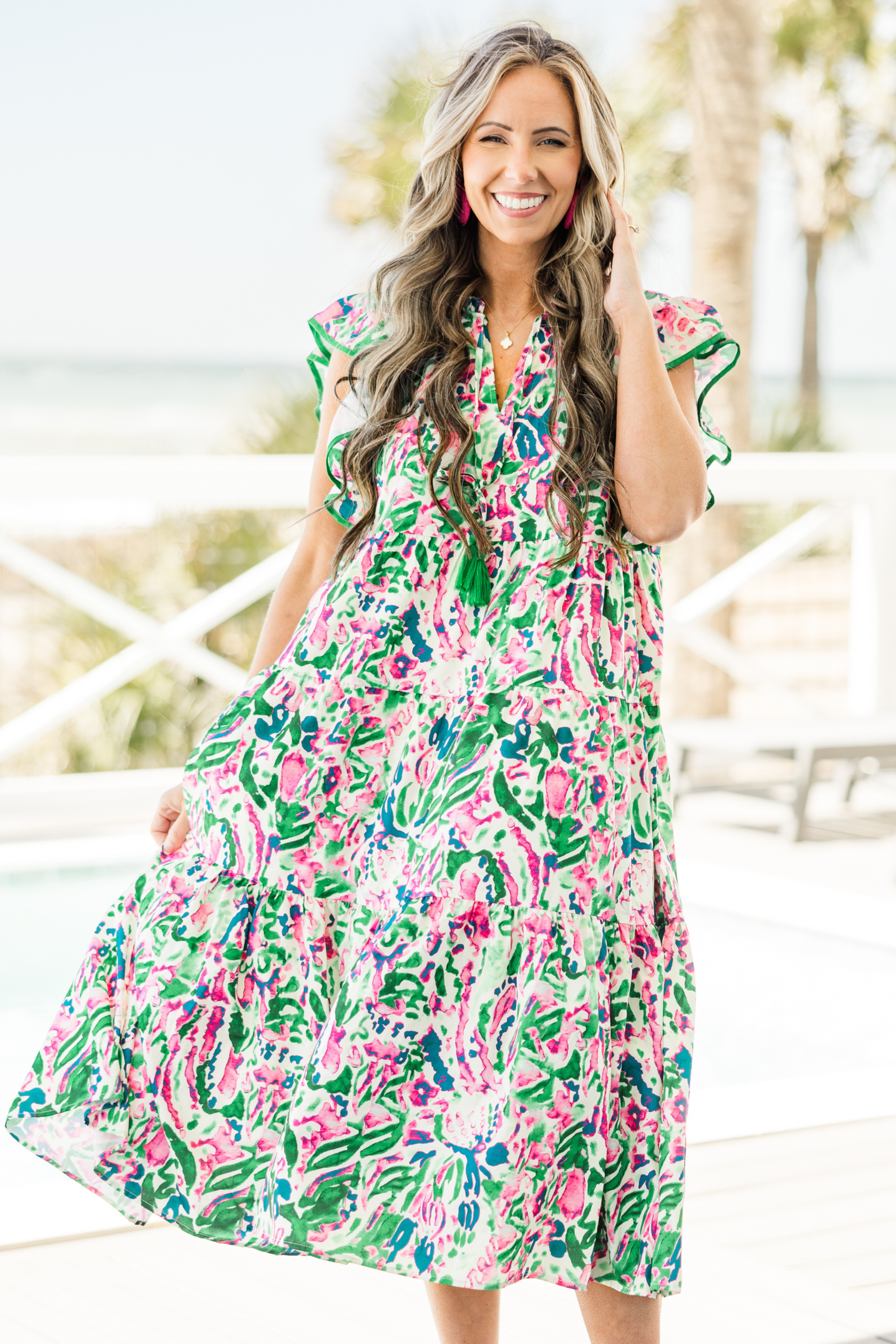All About Last Night Dress, Green