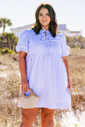 Groove In The Heart Dress, Blue Stripe