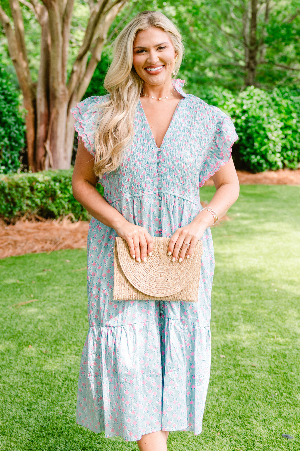 Learning To Grow Dress, Sky Blue