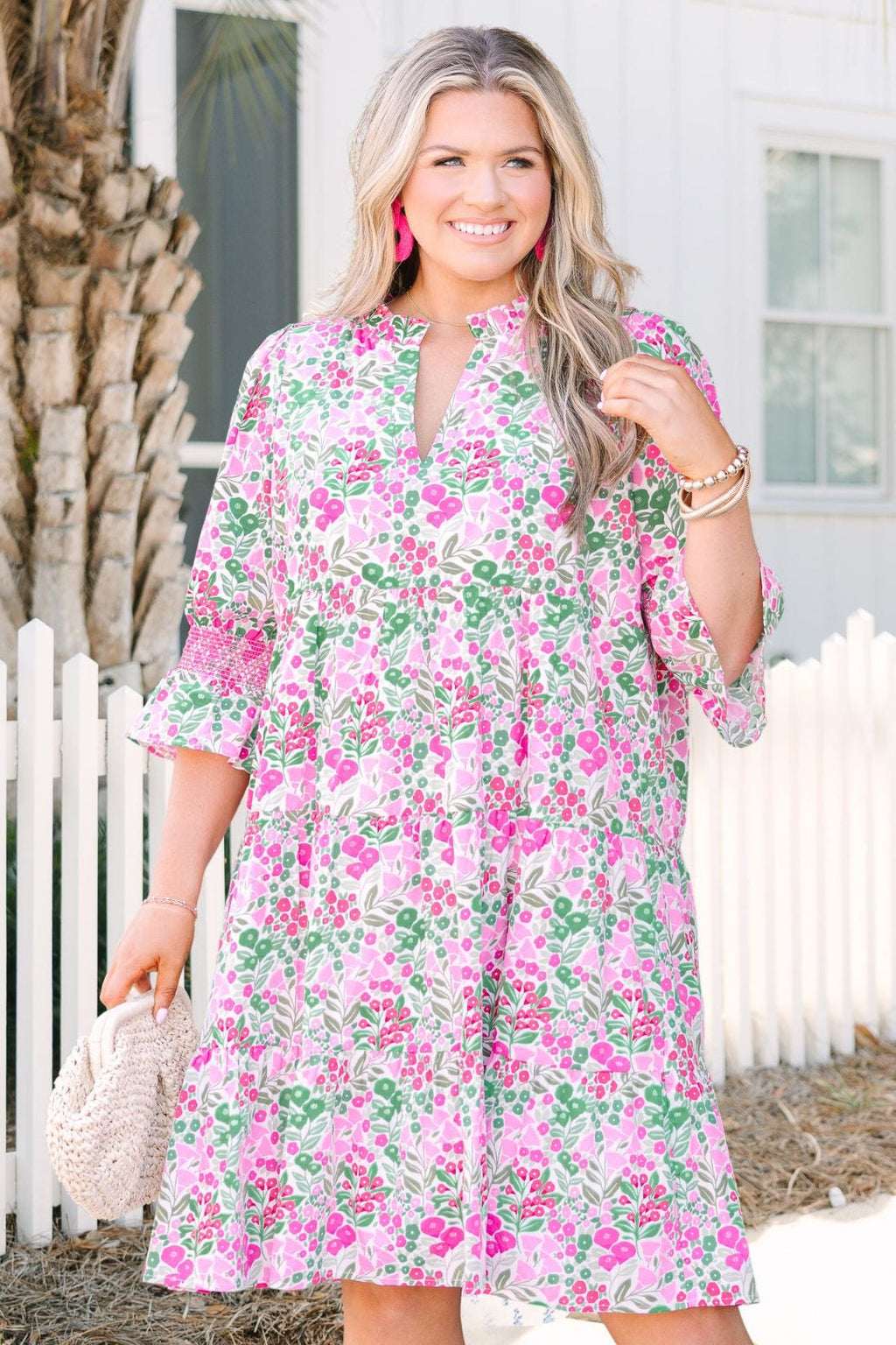 Sands Of Life Dress, Pink Multi